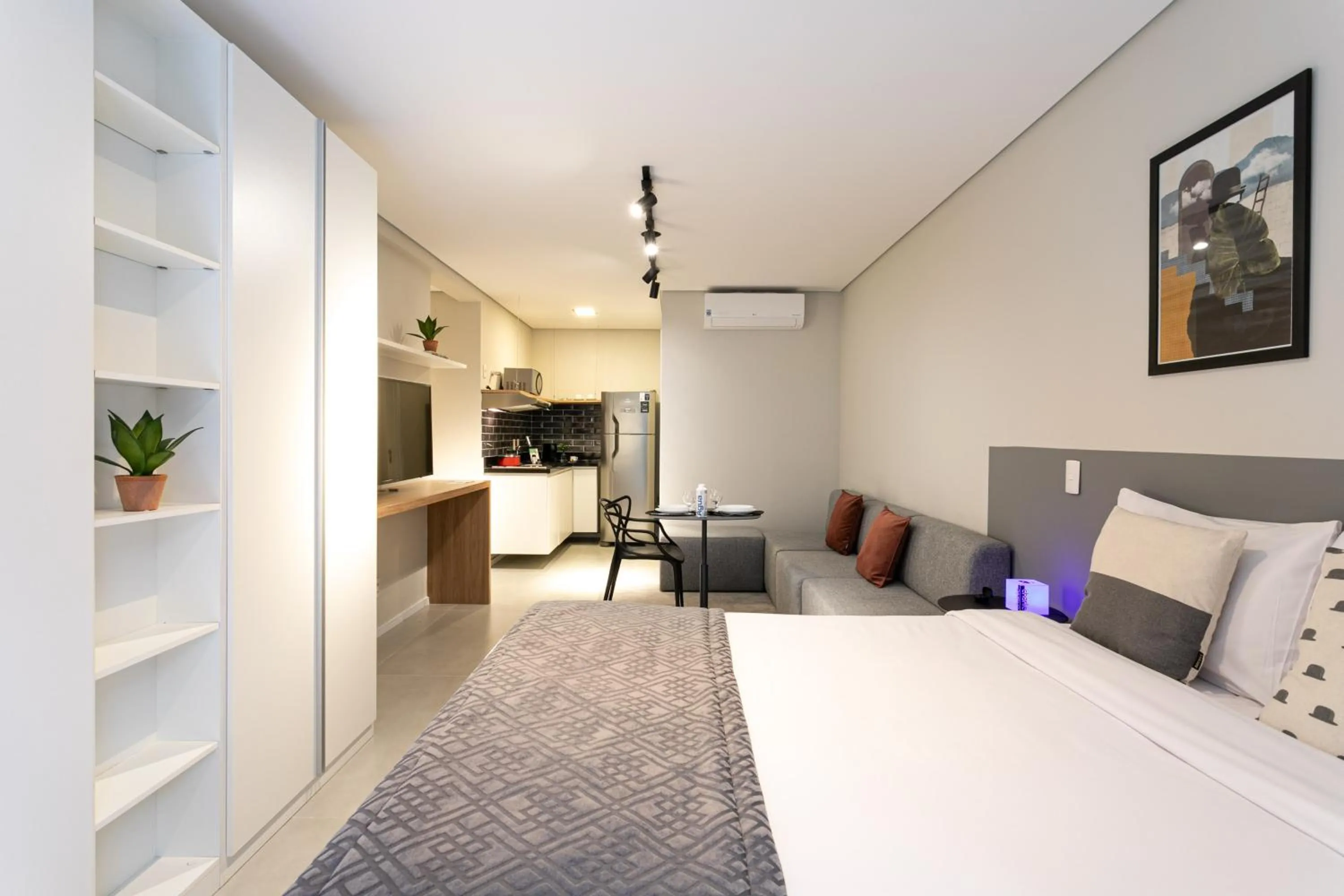 Bed in Charlie Itaim Bueno Brandão