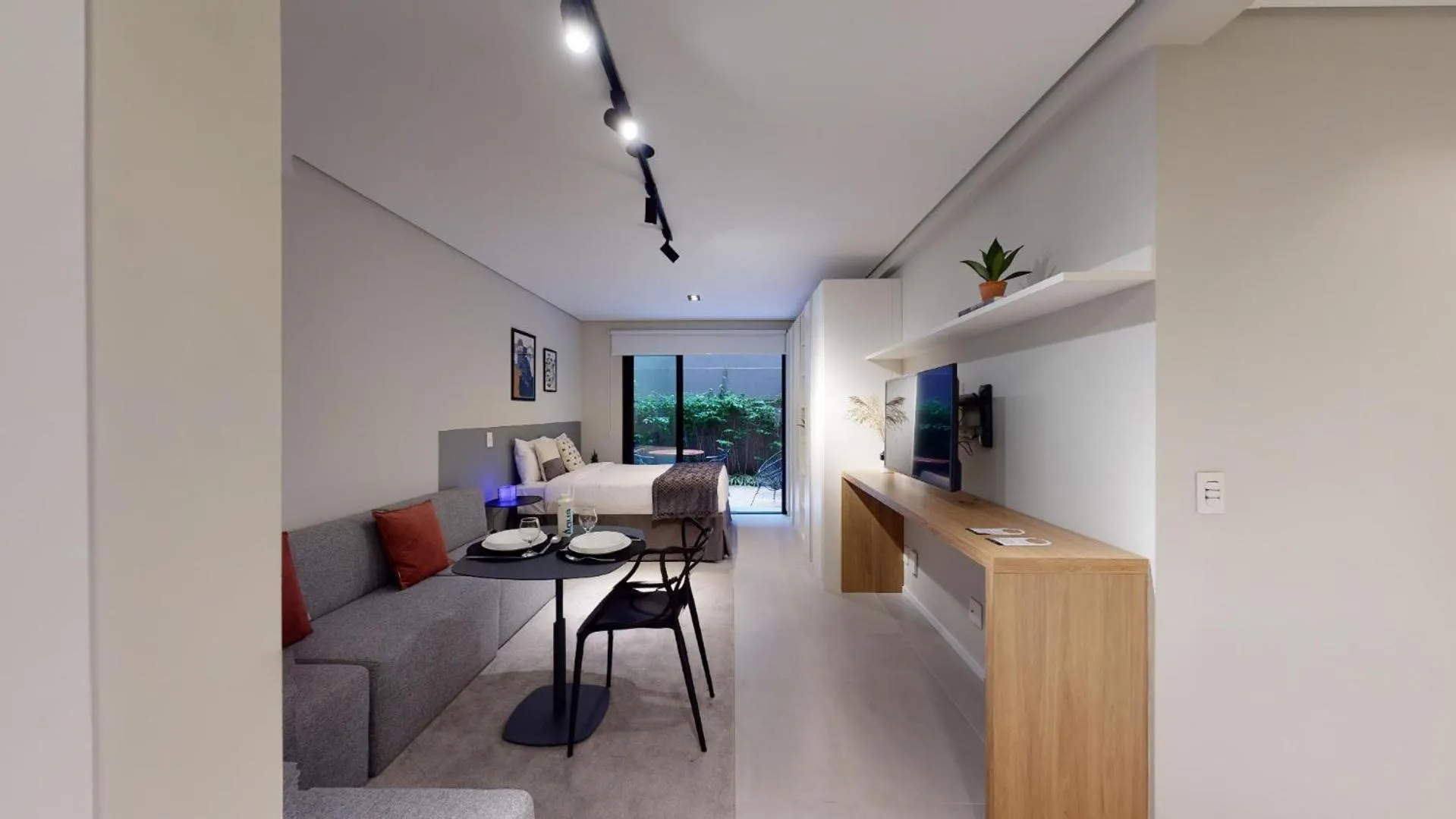 Bed in Charlie Itaim Bueno Brandão