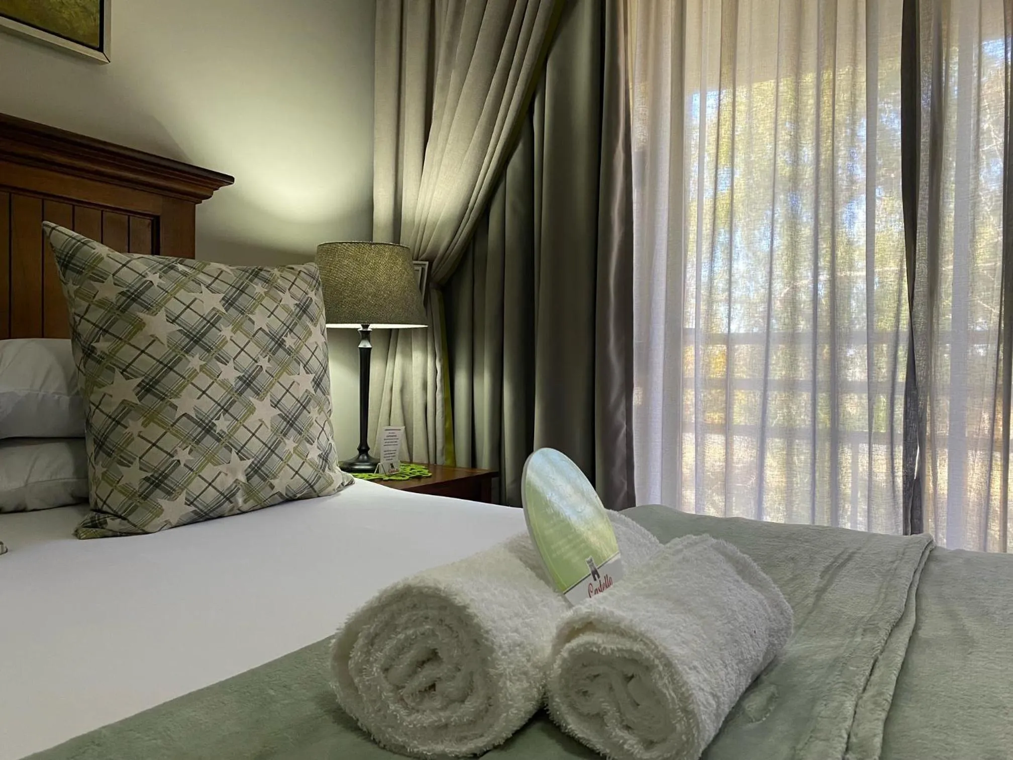 towels, Bed in Castello Guest House, Bloemfontein