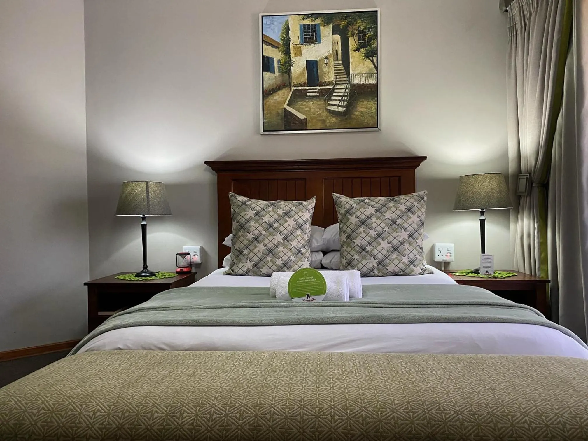 Bedroom, Bed in Castello Guest House, Bloemfontein