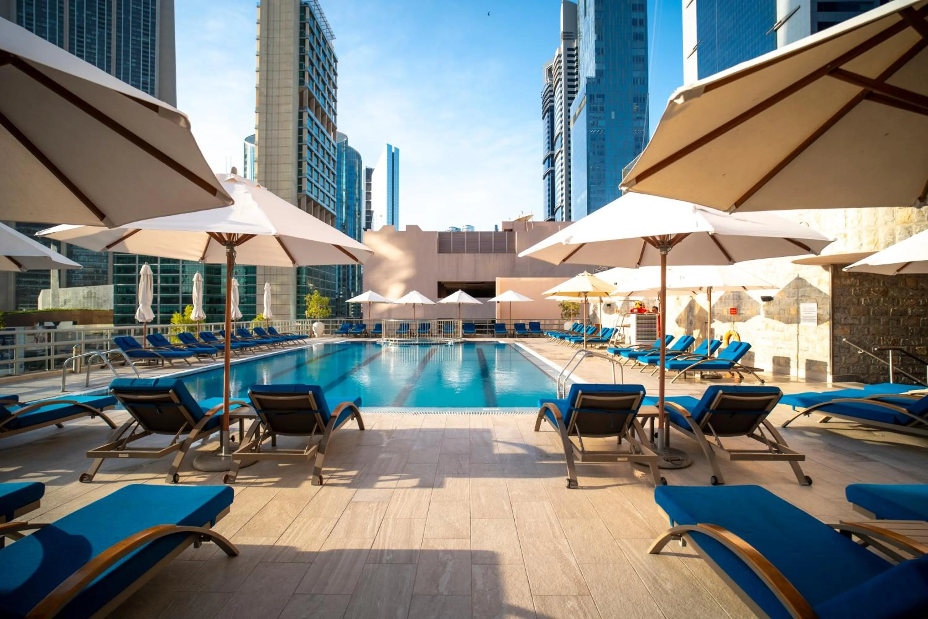 Swimming pool in Rose Rayhaan by Rotana - Dubai