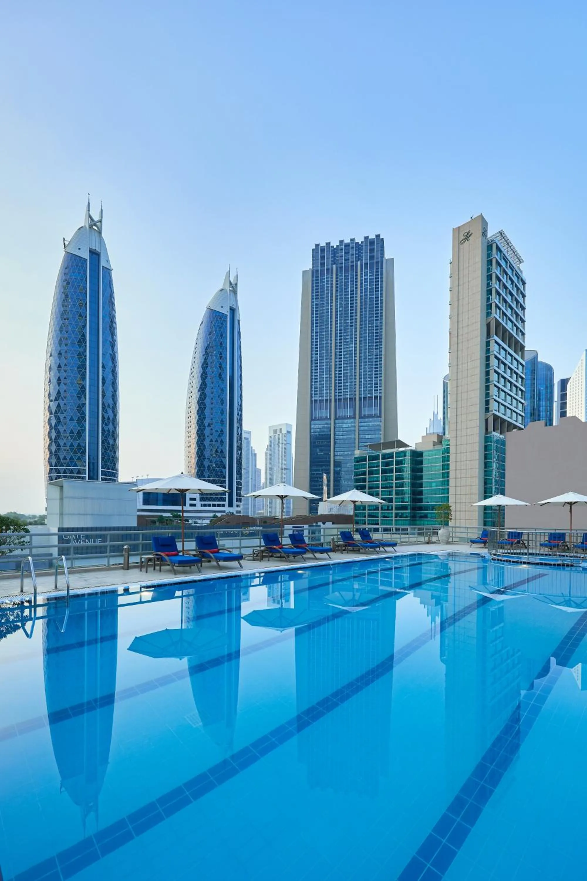 Swimming pool in Rose Rayhaan by Rotana - Dubai
