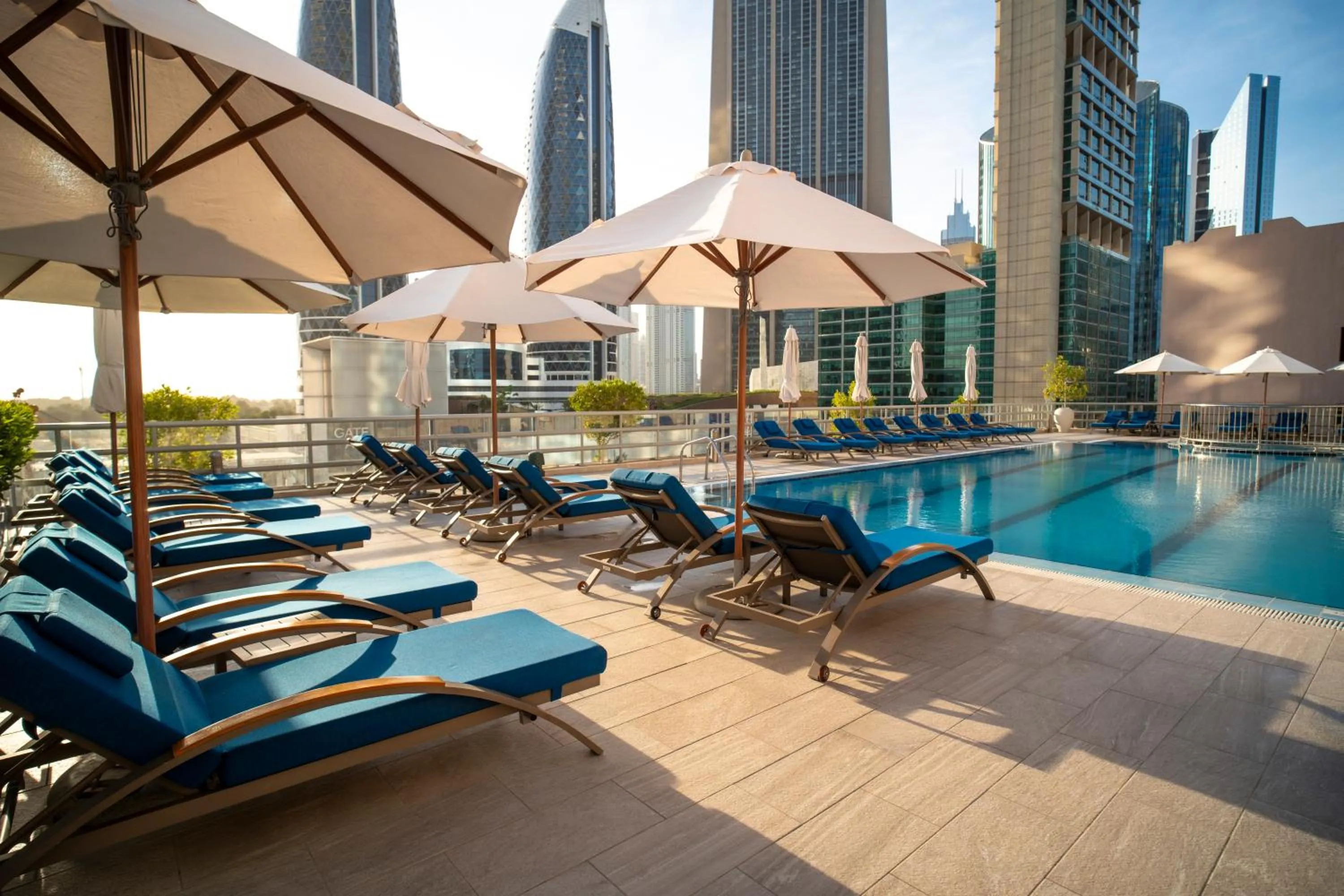 Swimming pool in Rose Rayhaan by Rotana - Dubai