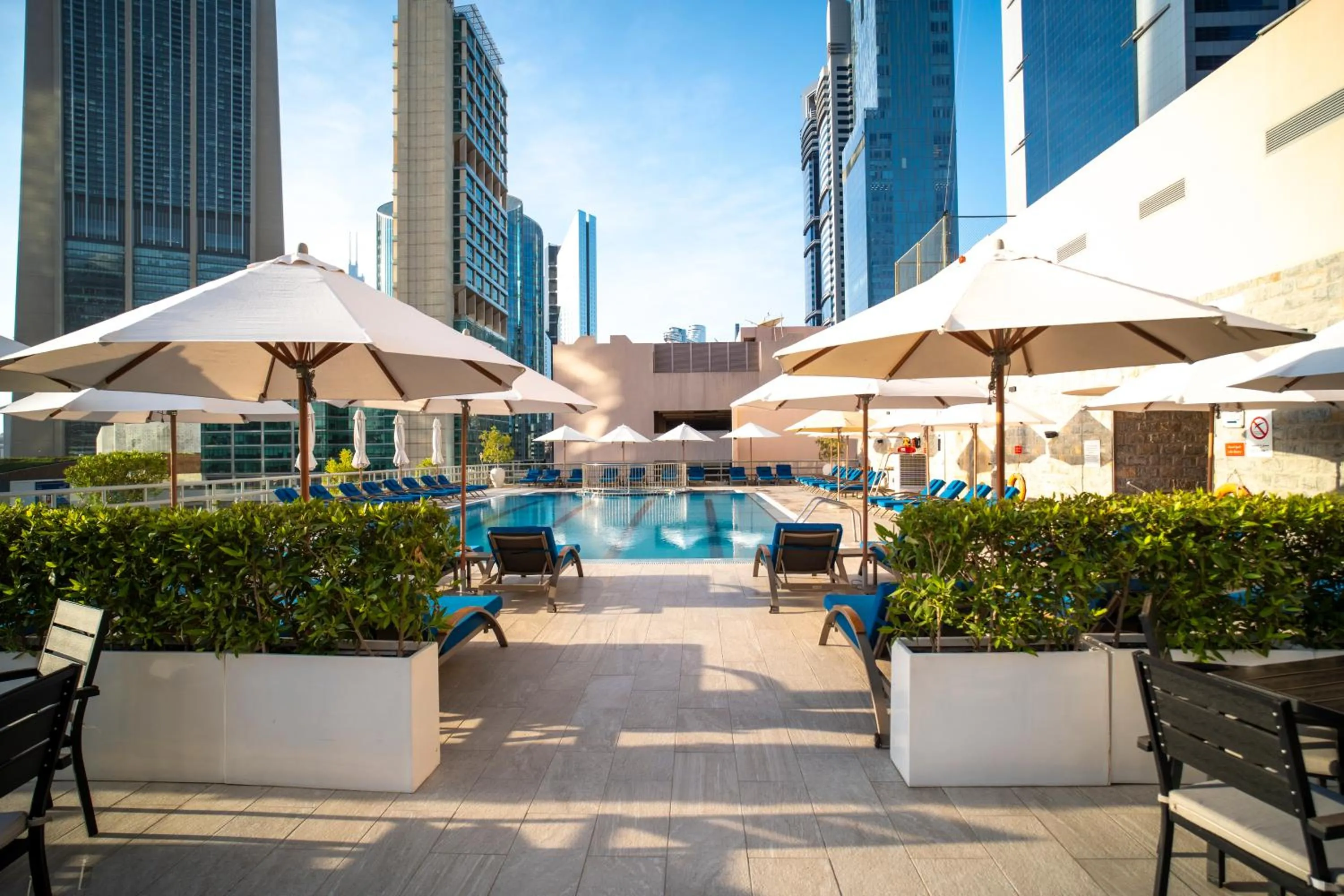 Swimming pool in Rose Rayhaan by Rotana - Dubai
