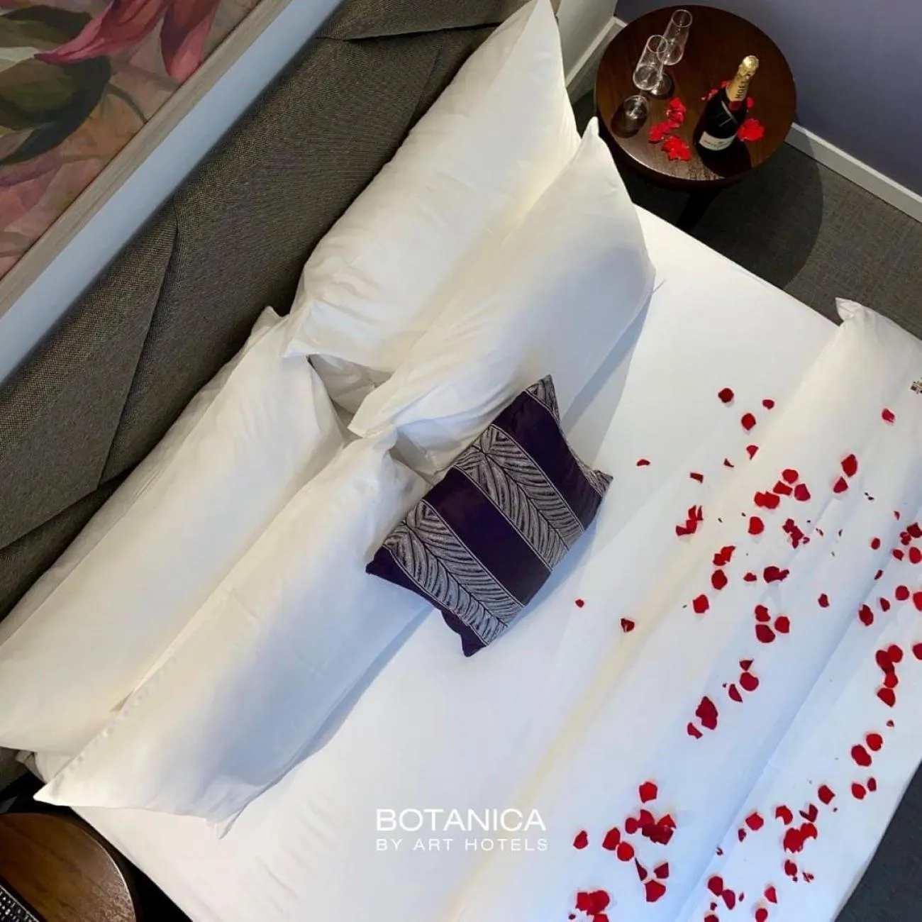 Bed in Hotel Botanica