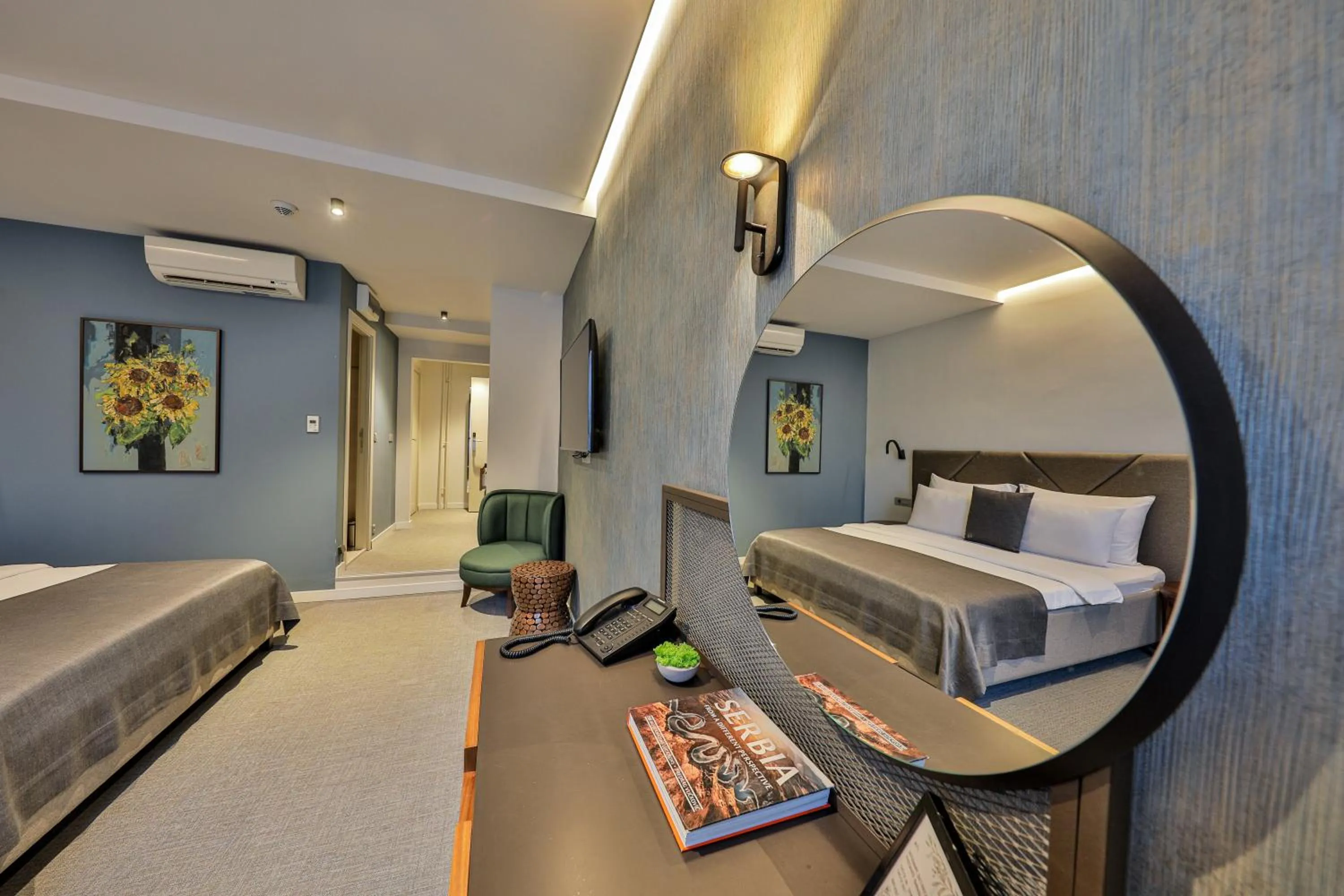 Bed in Hotel Botanica