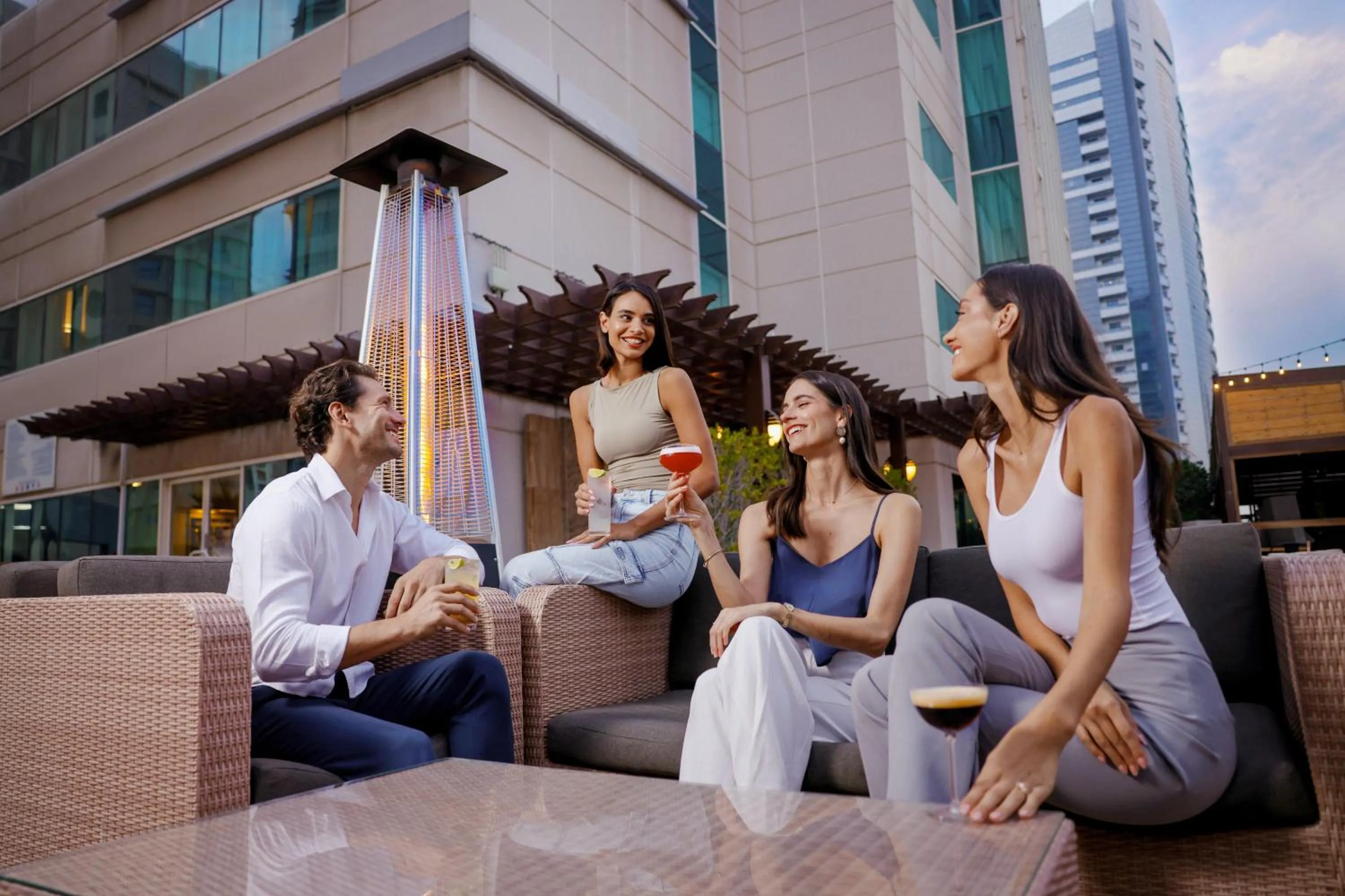 Lounge or bar in Media Rotana Dubai