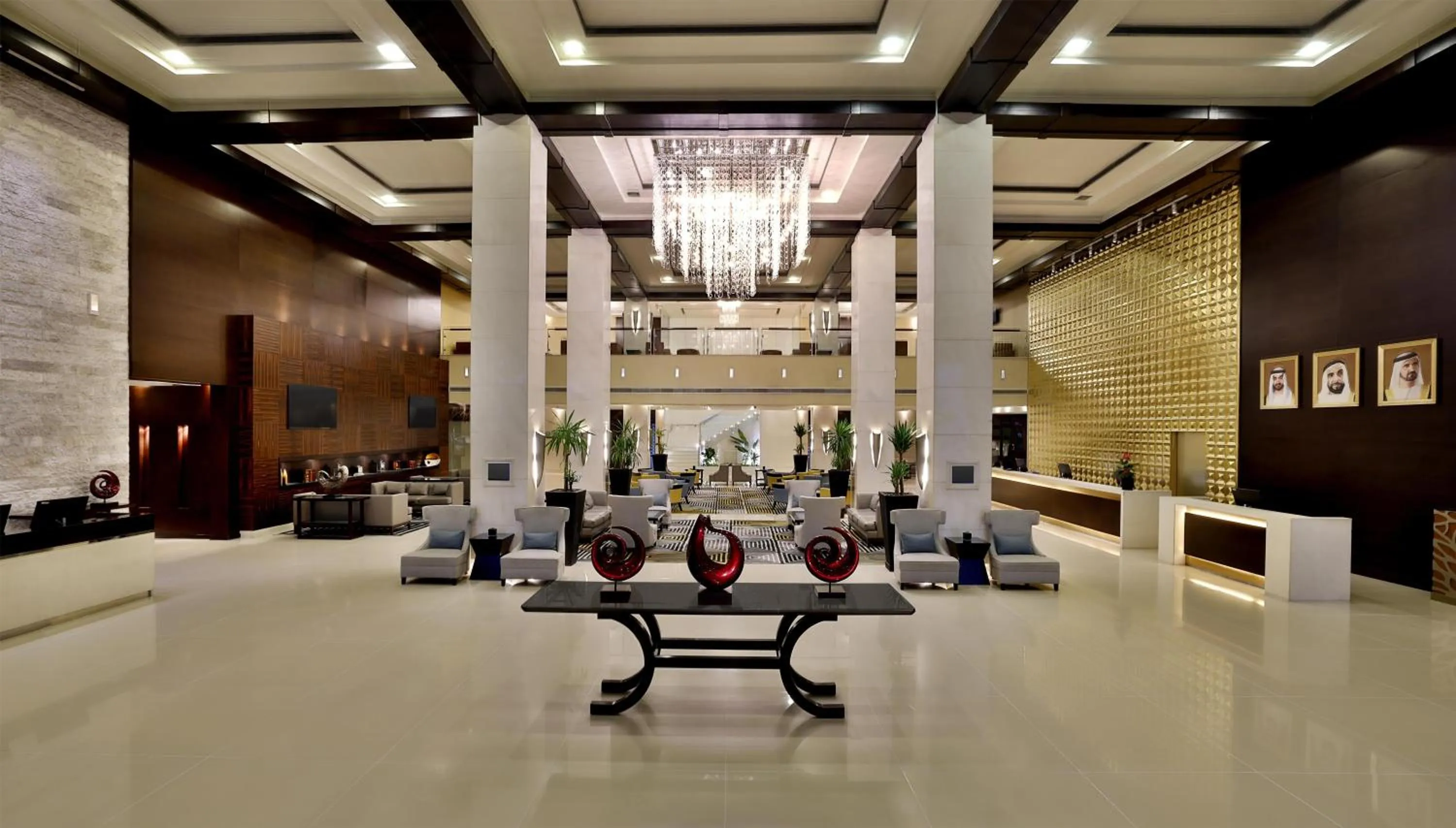 Lobby or reception in Radisson Blu Hotel, Dubai Barsha Heights