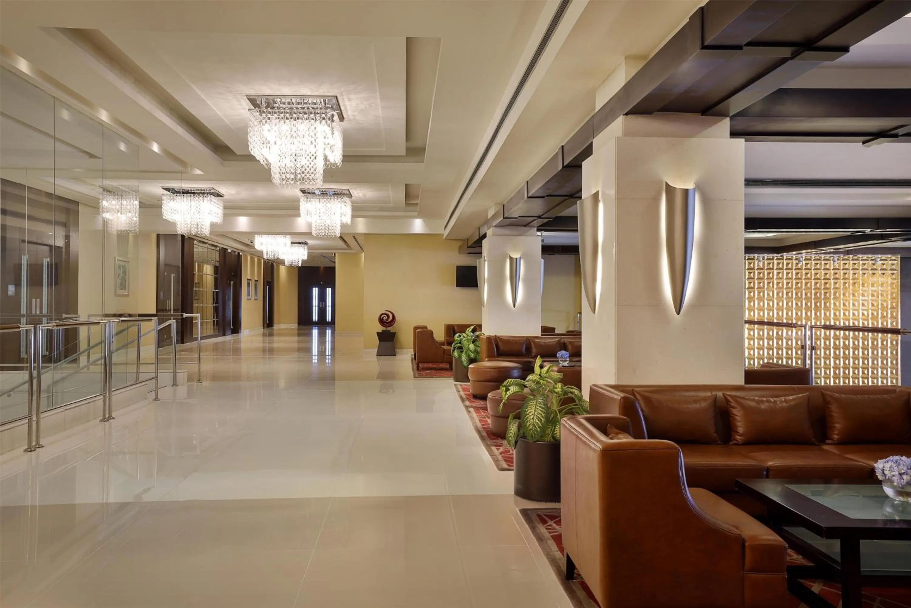 Lobby or reception in Radisson Blu Hotel, Dubai Barsha Heights