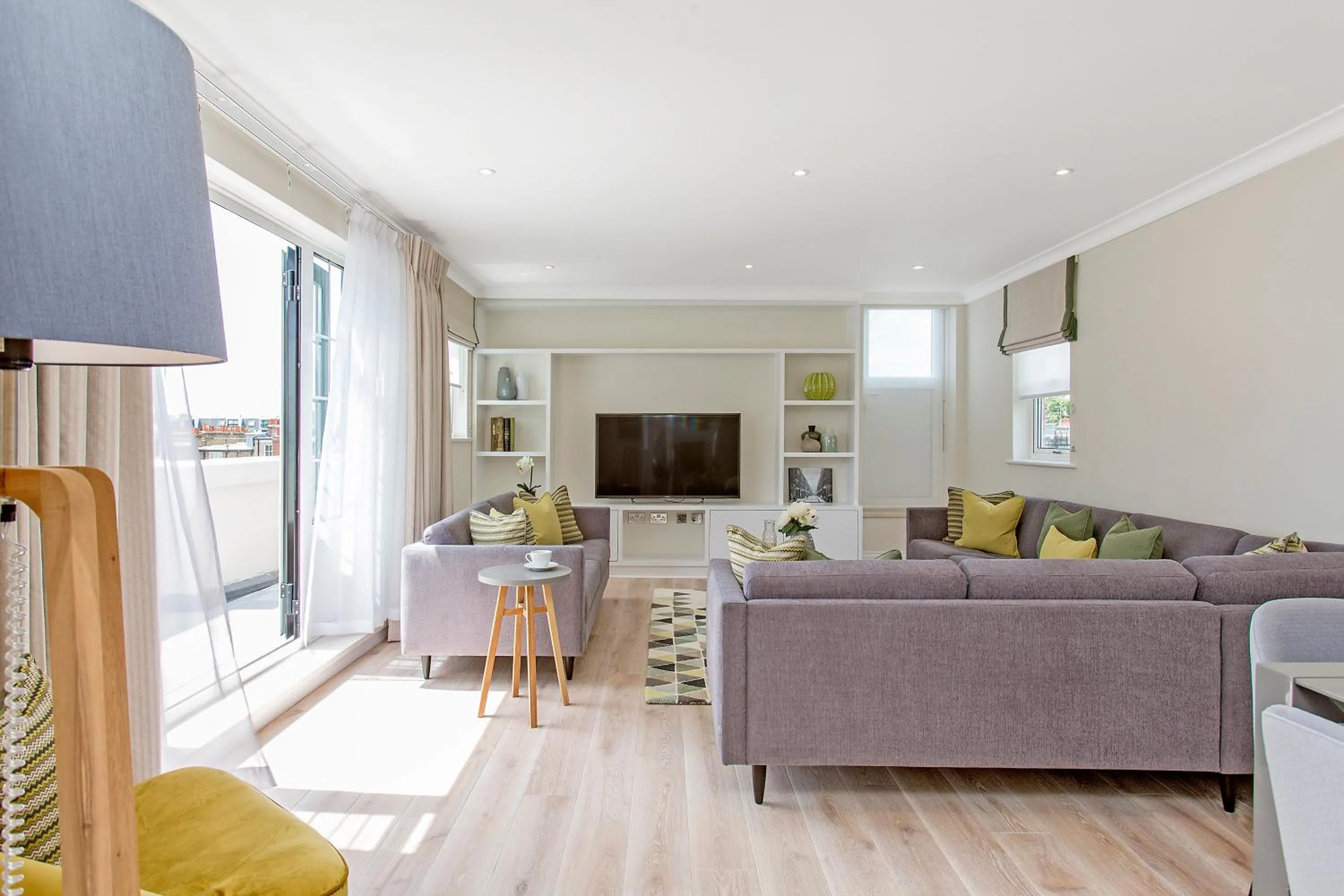 Seating area in Chesham Court Knightsbridge