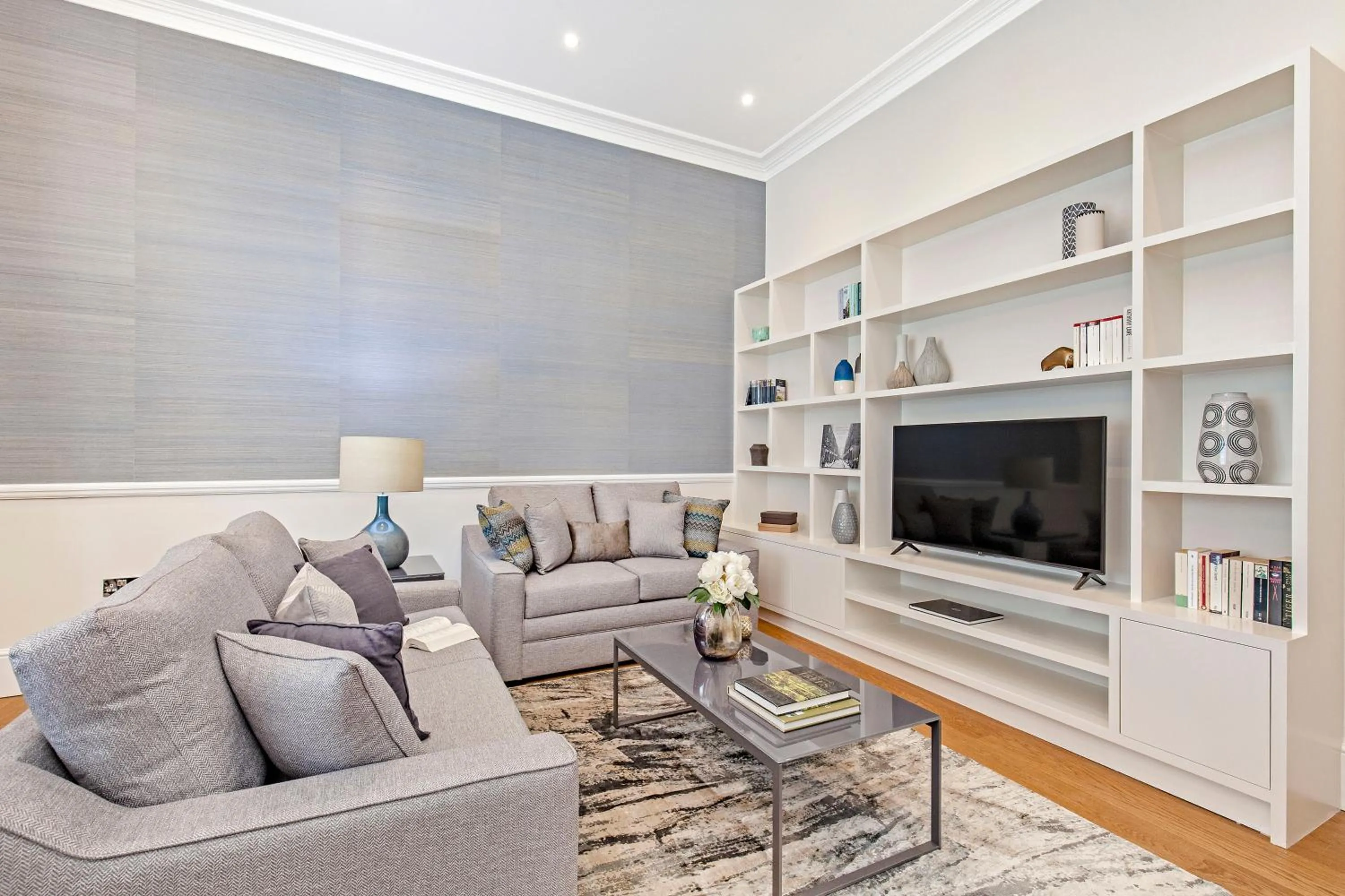 Living room in Chesham Court Knightsbridge