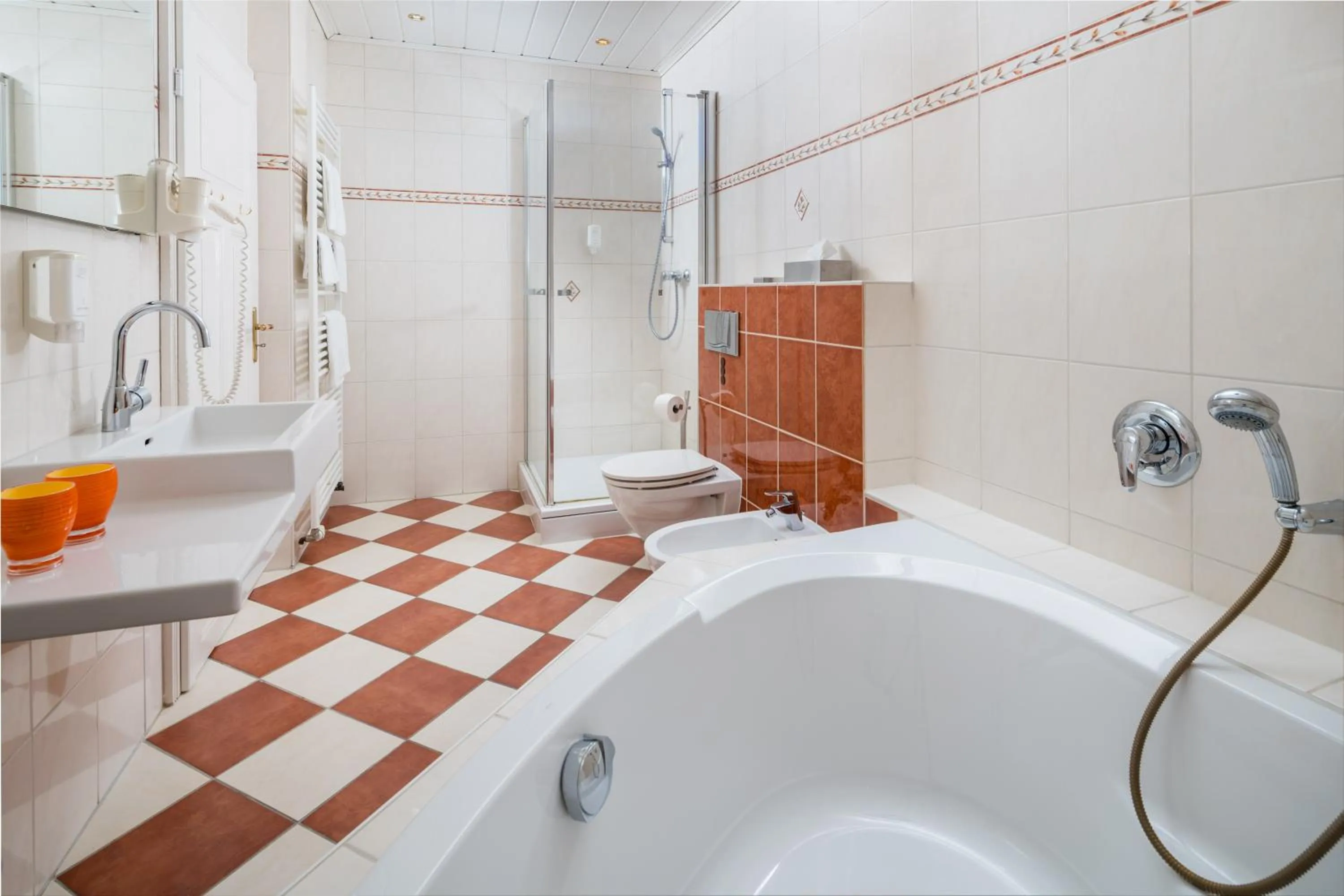 Bathroom in Hotel Tannenhof