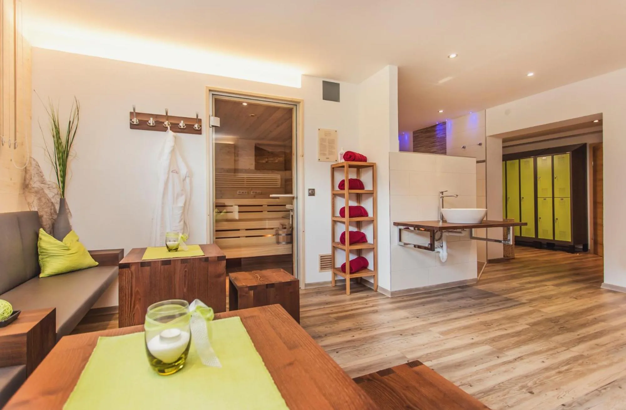 Sauna in Alpen Gasthof Apartments Hohe Burg
