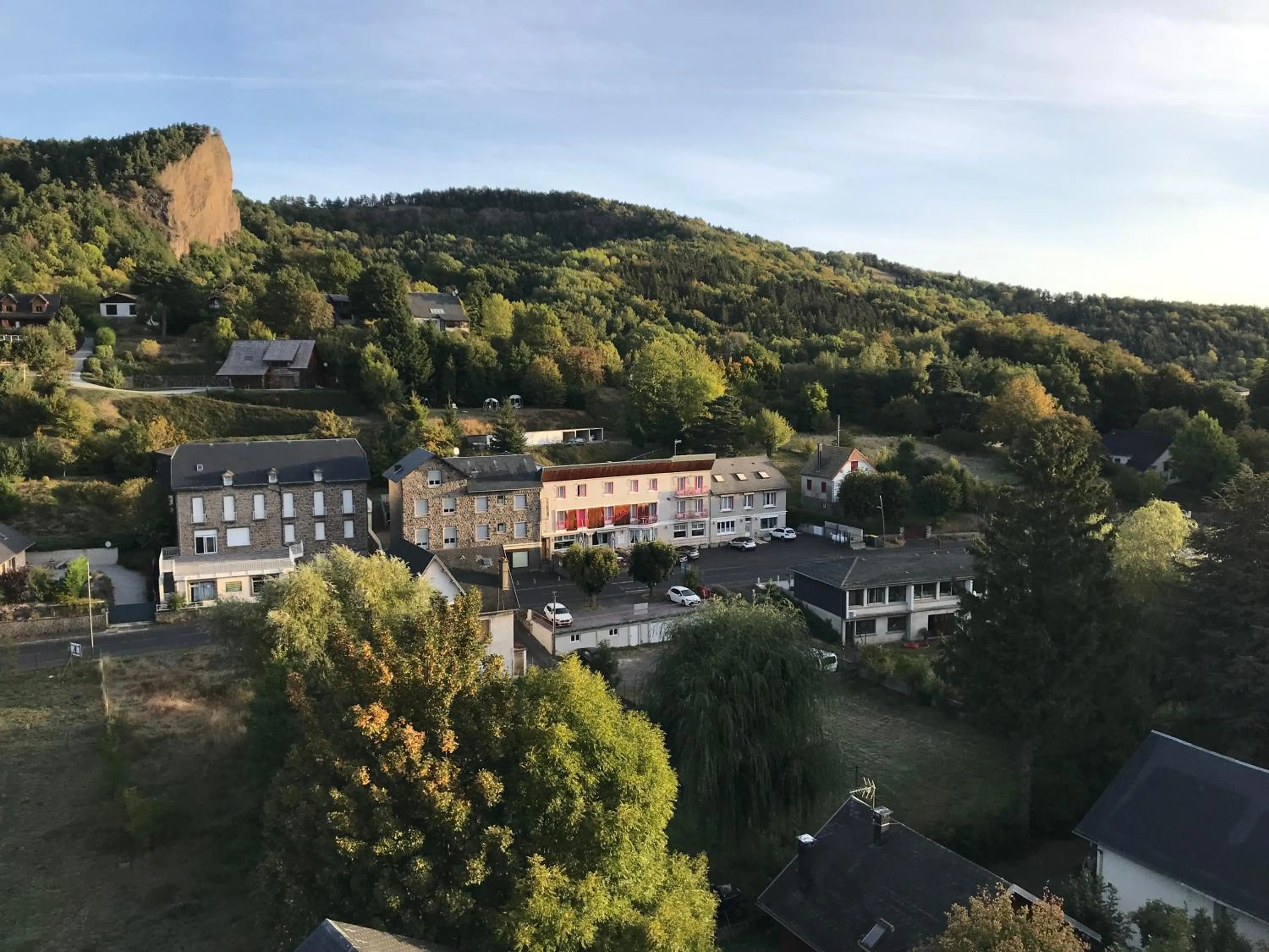 Bird's eye view in Hôtel Restaurant Le Grillon