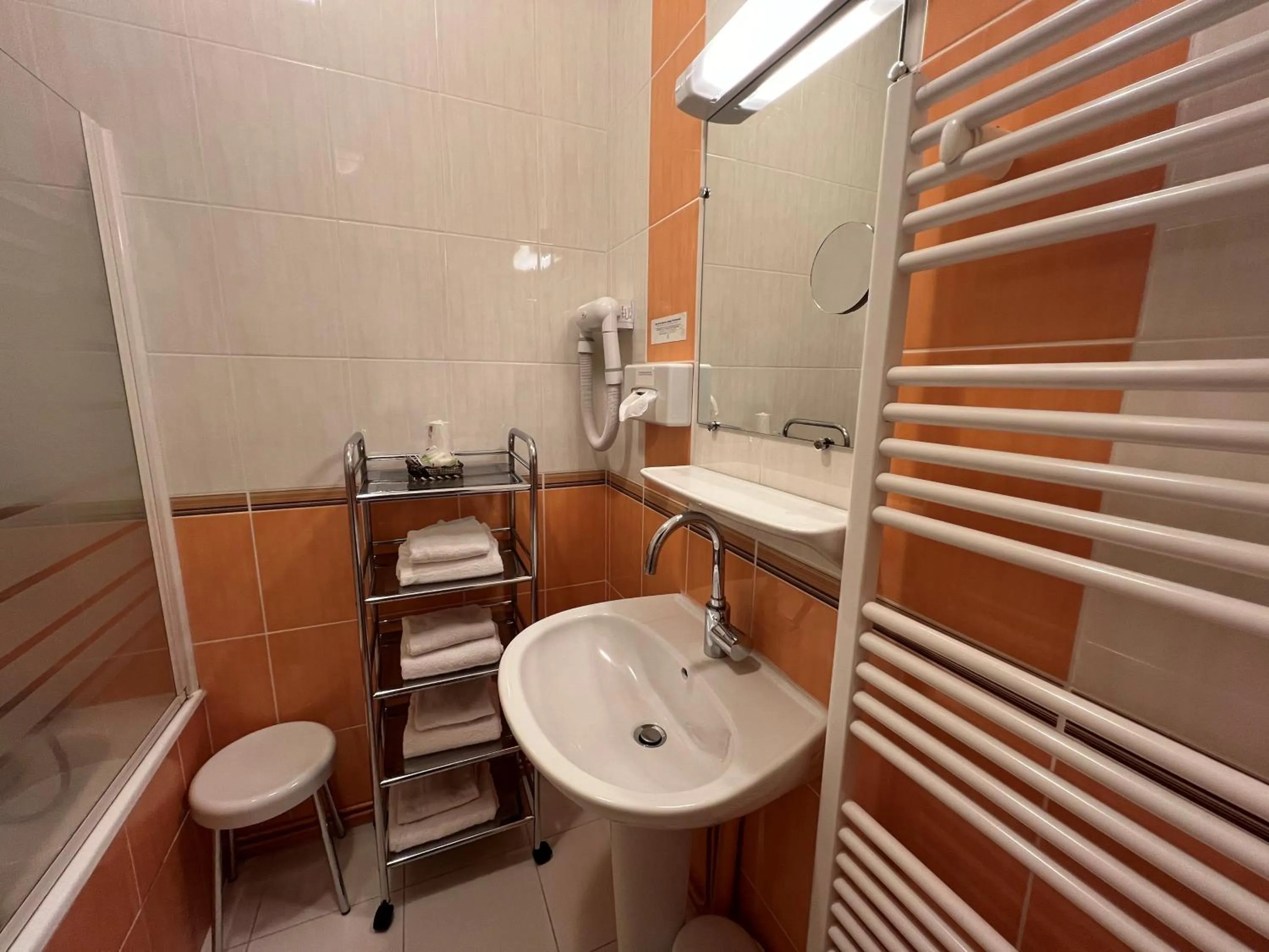 Bathroom in Hôtel Restaurant Le Grillon