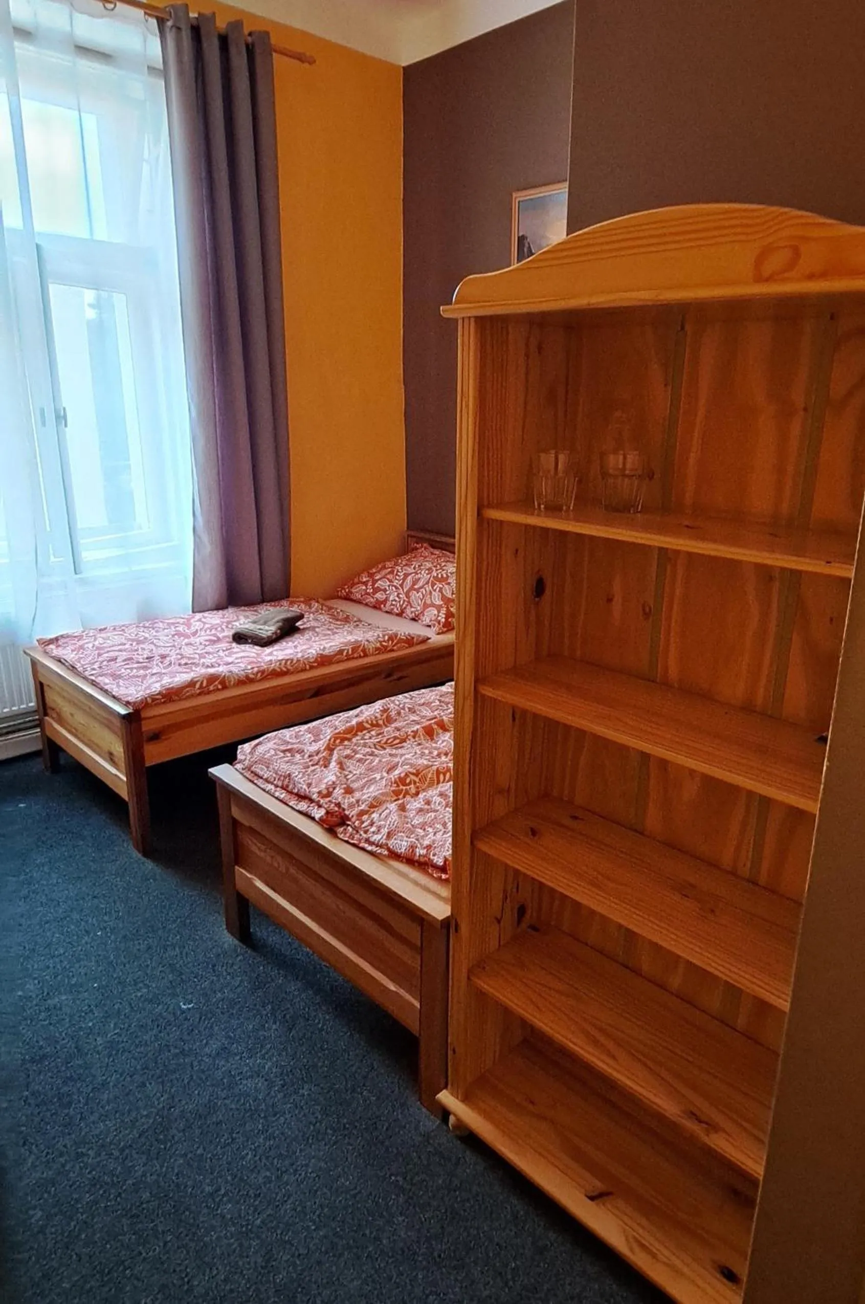 Bed in Hotel Mrázek