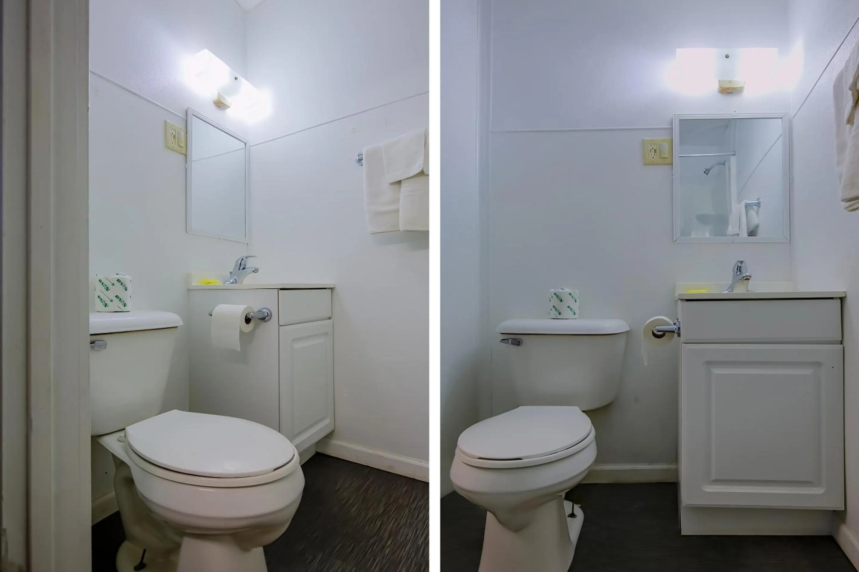 Bathroom in Hotel O Markham IL near Harvey/Tinley Park