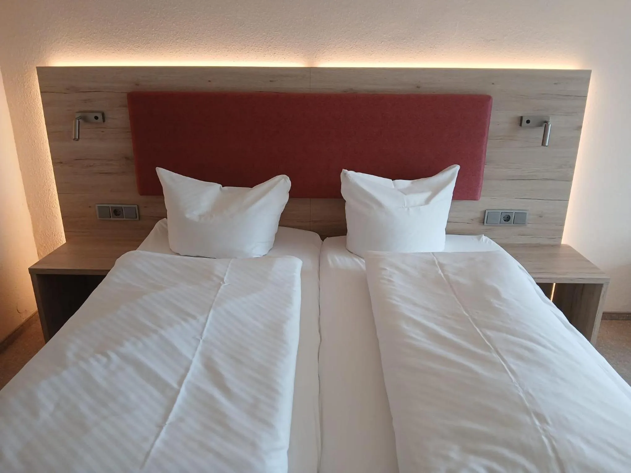 Bed in Hotel Hahnenkleer Hof