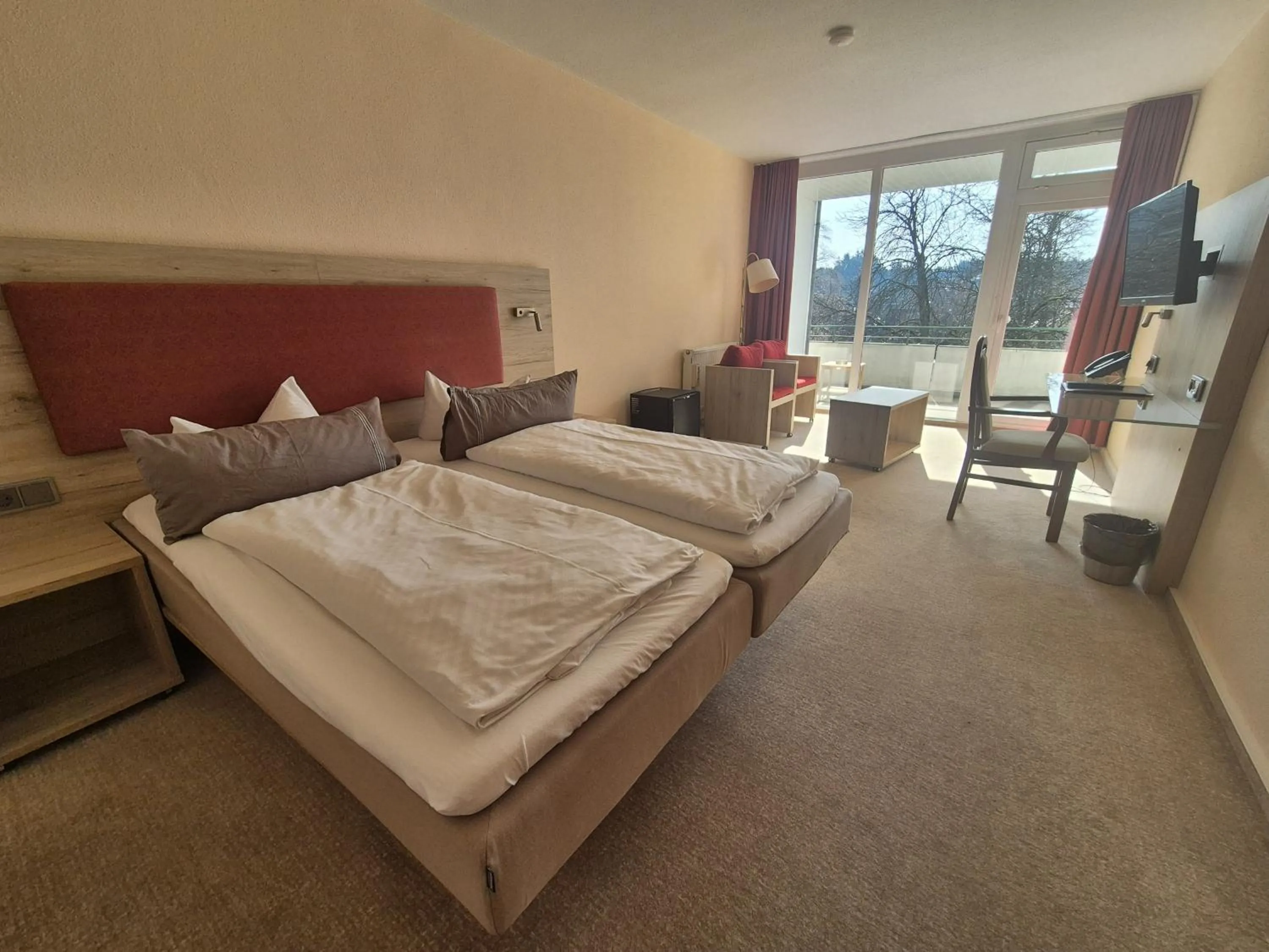 Bed in Hotel Hahnenkleer Hof