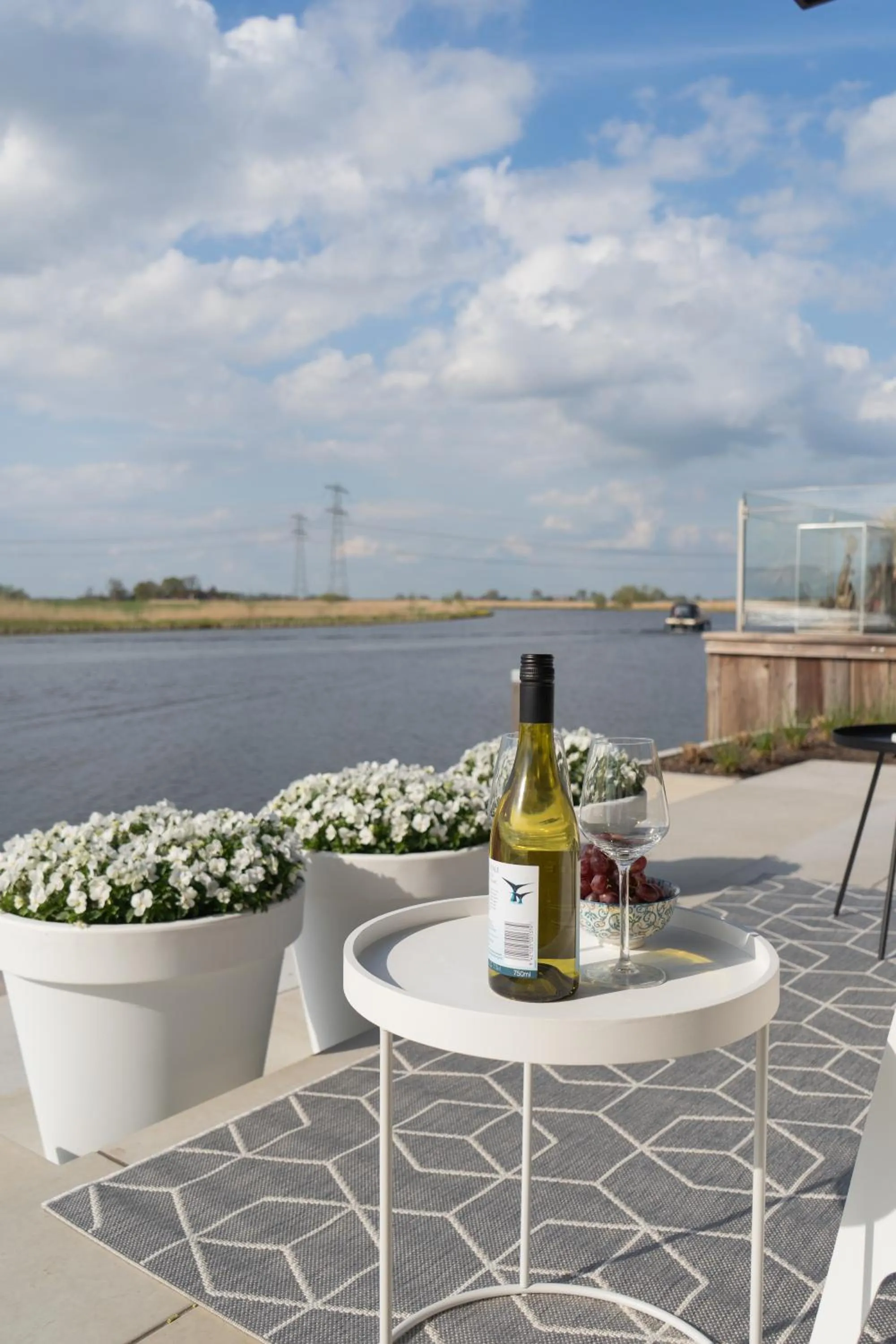 Balcony/Terrace in B&B Ganzendiep aan het water