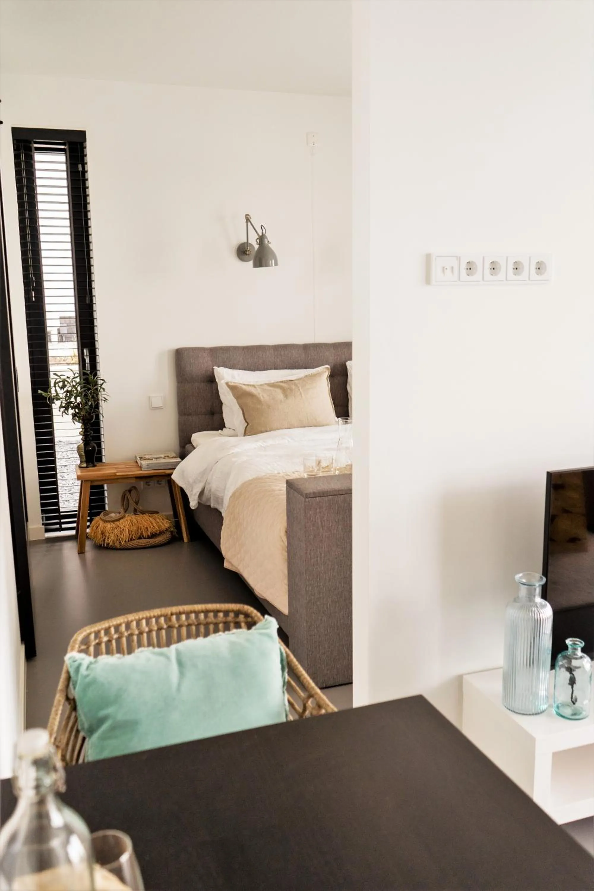 Bedroom, Bed in B&B Ganzendiep aan het water