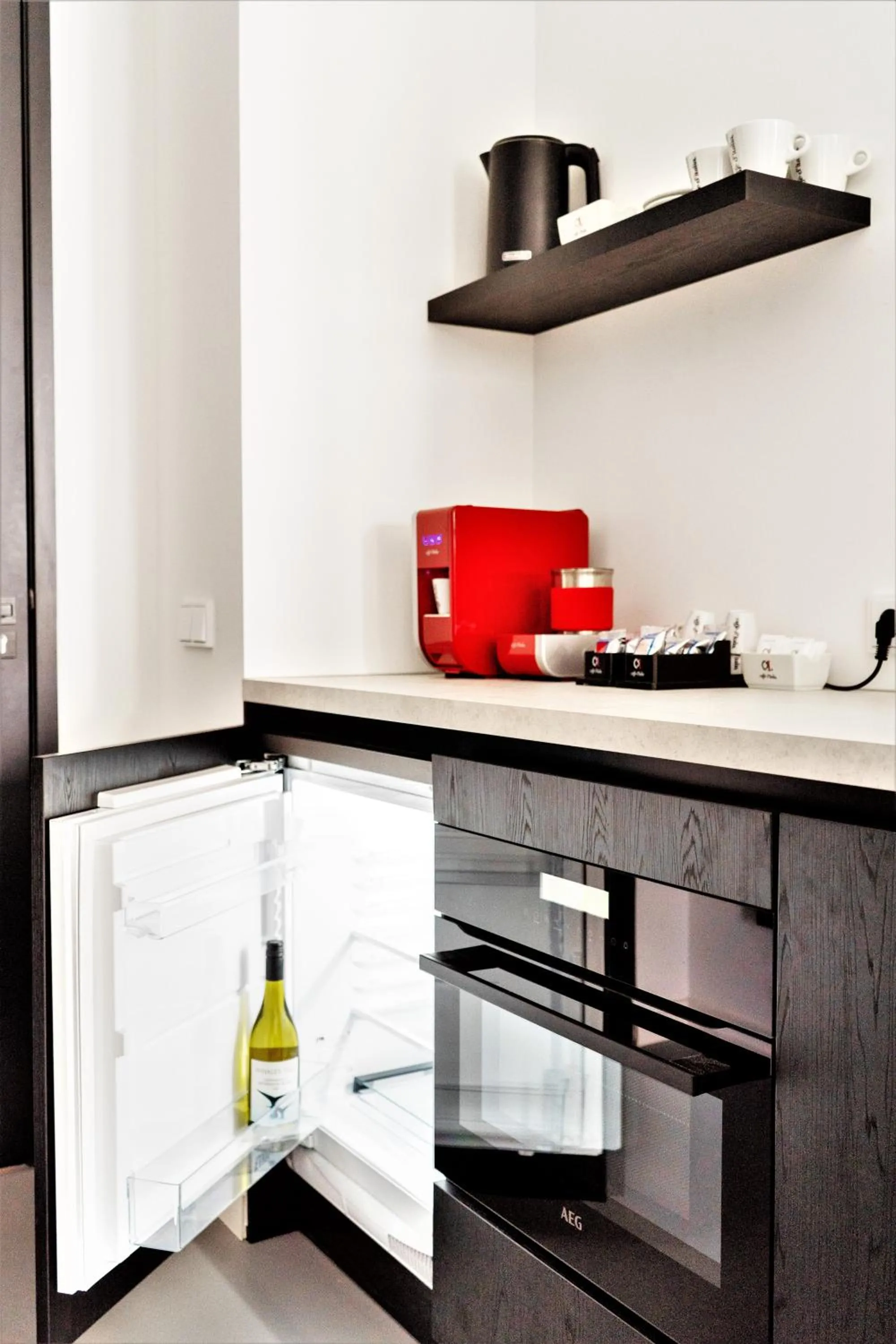 Kitchen or kitchenette in B&B Ganzendiep aan het water