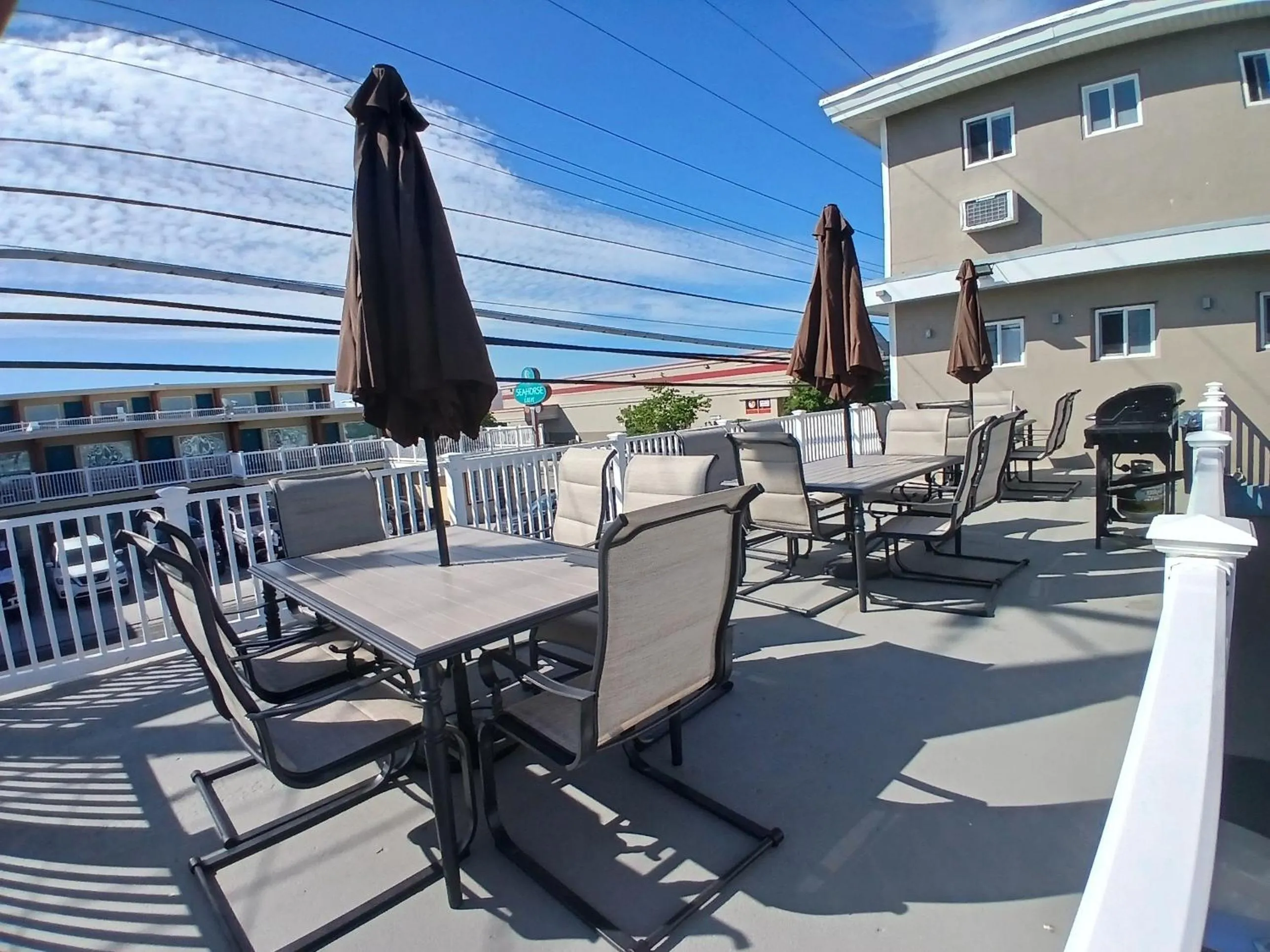 Patio in Coastal Sands Inn
