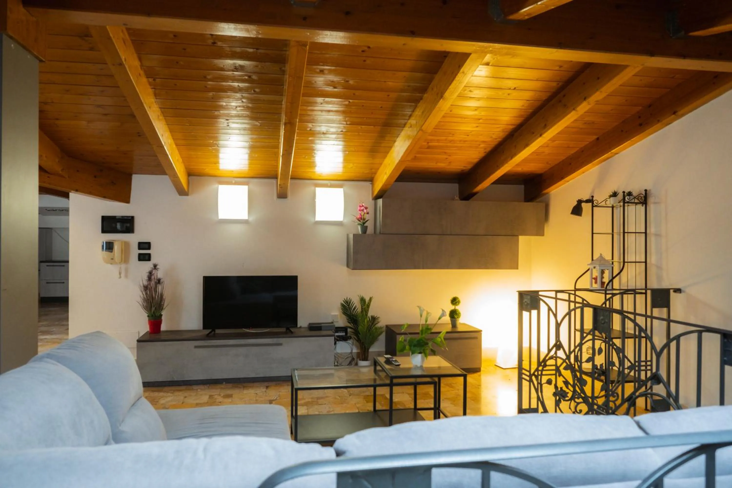 Living room in B&B Palazzo Storico Di Nicola