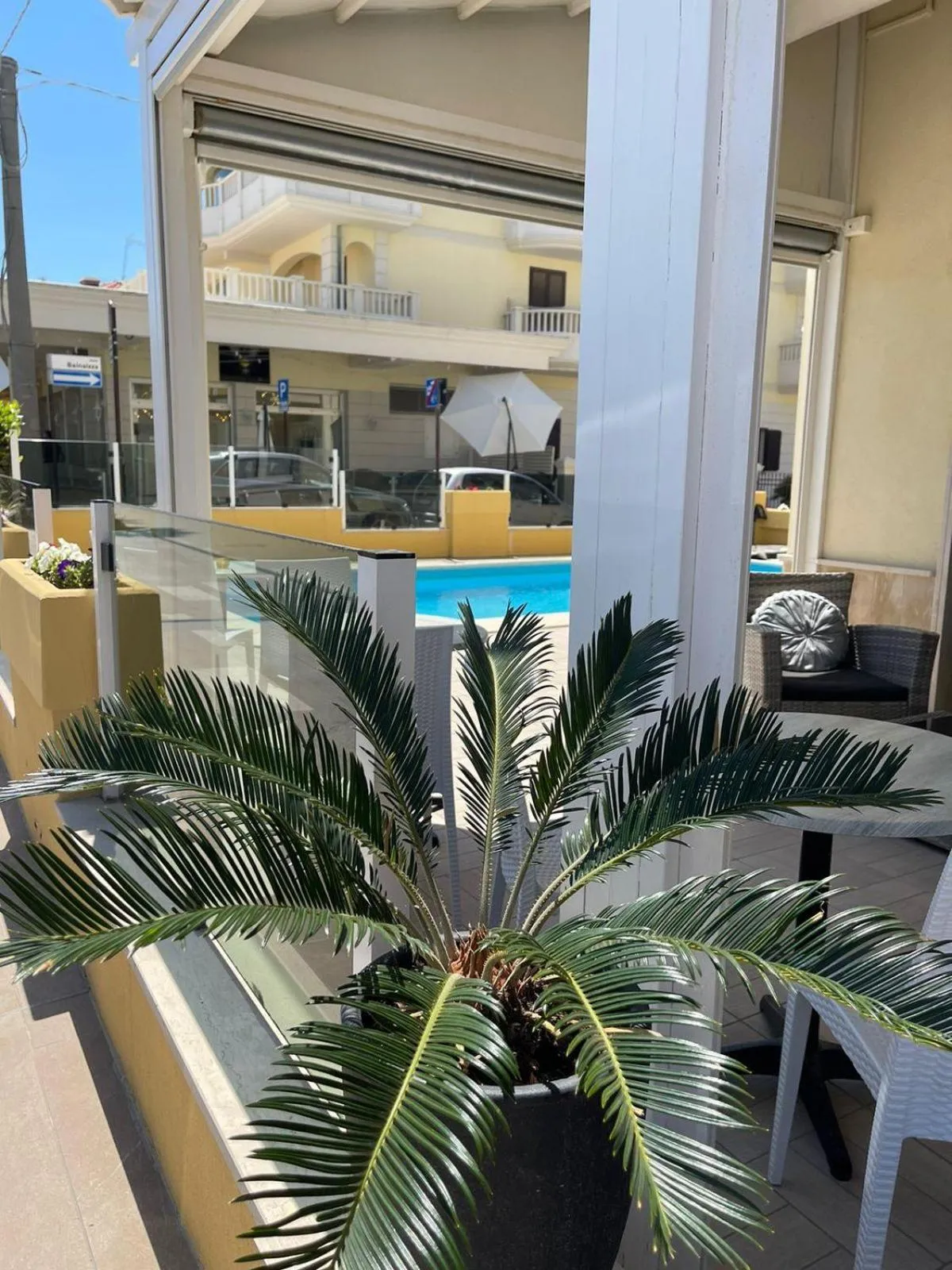 Property building in Hotel Costazzurra by Interlux