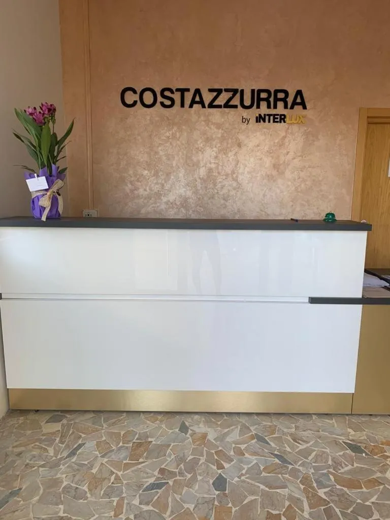 Lobby or reception in Hotel Costazzurra by Interlux