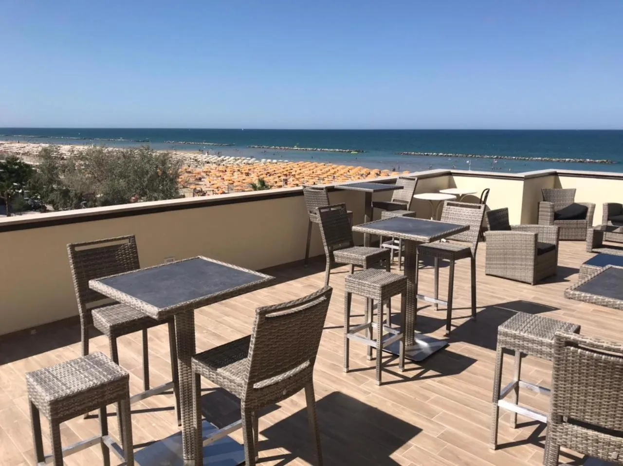 Balcony/Terrace in Hotel Costazzurra by Interlux