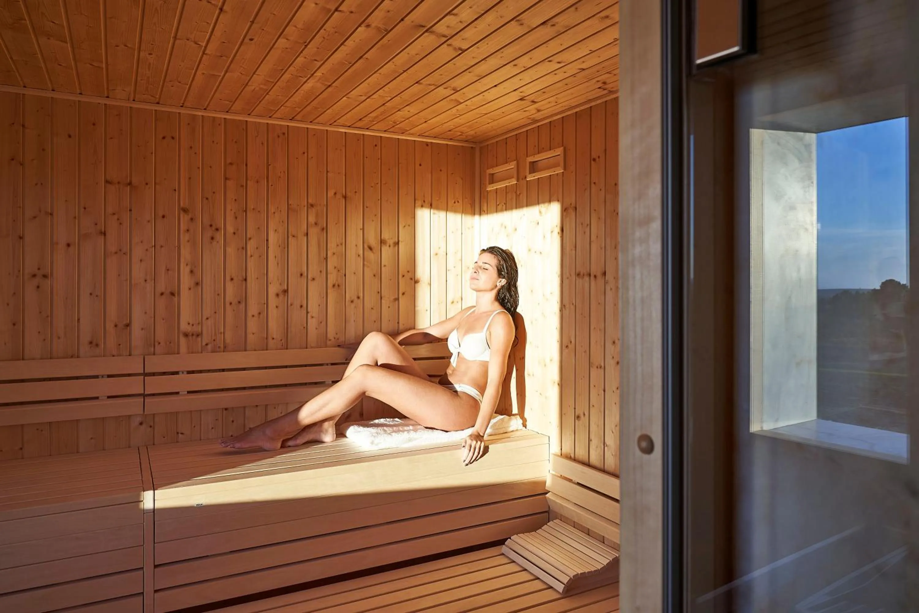 Sauna in Praia do Canal Nature Retreat - Small Luxury Hotels of the World