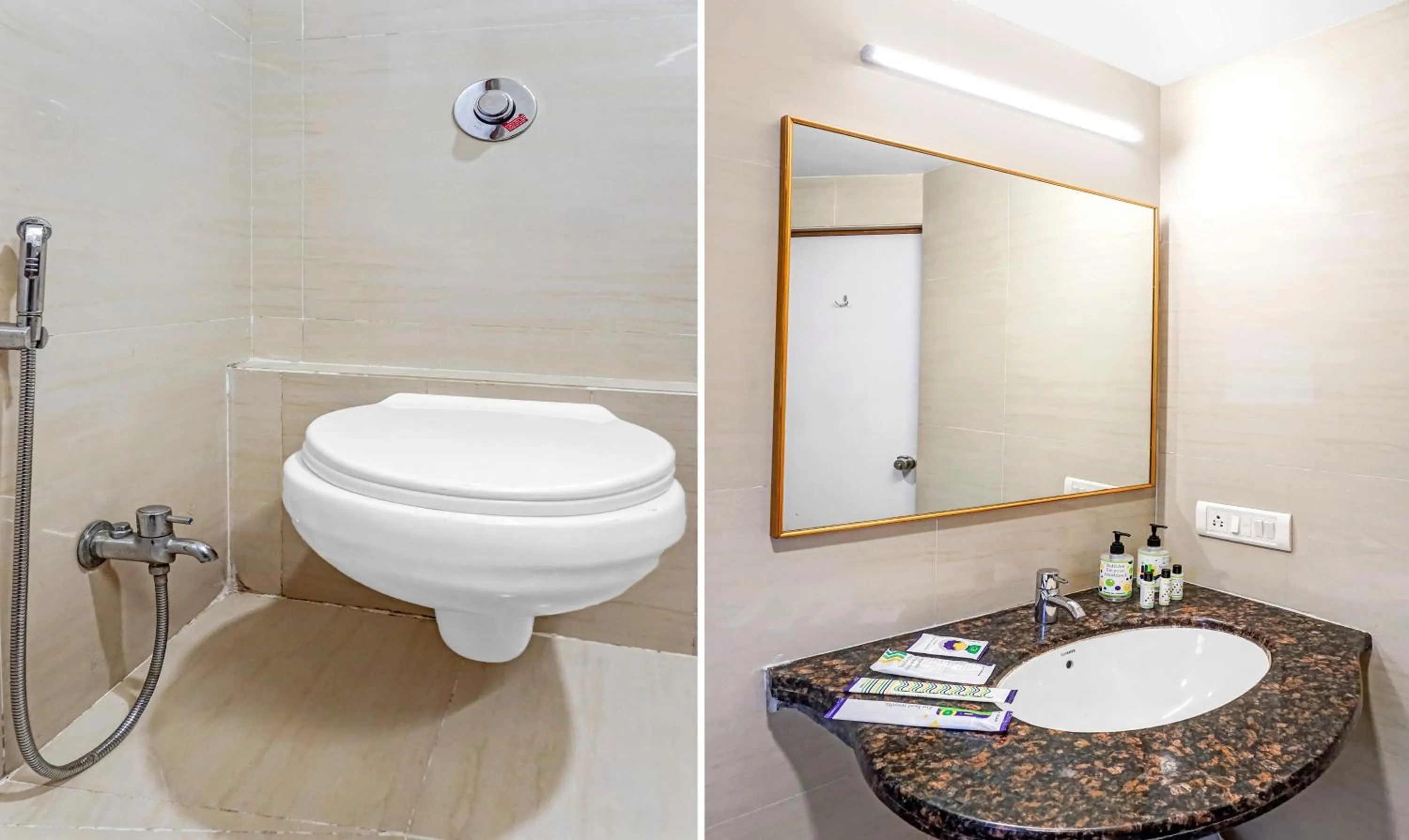 Bathroom in Treebo Sahara Shivaji Nagar