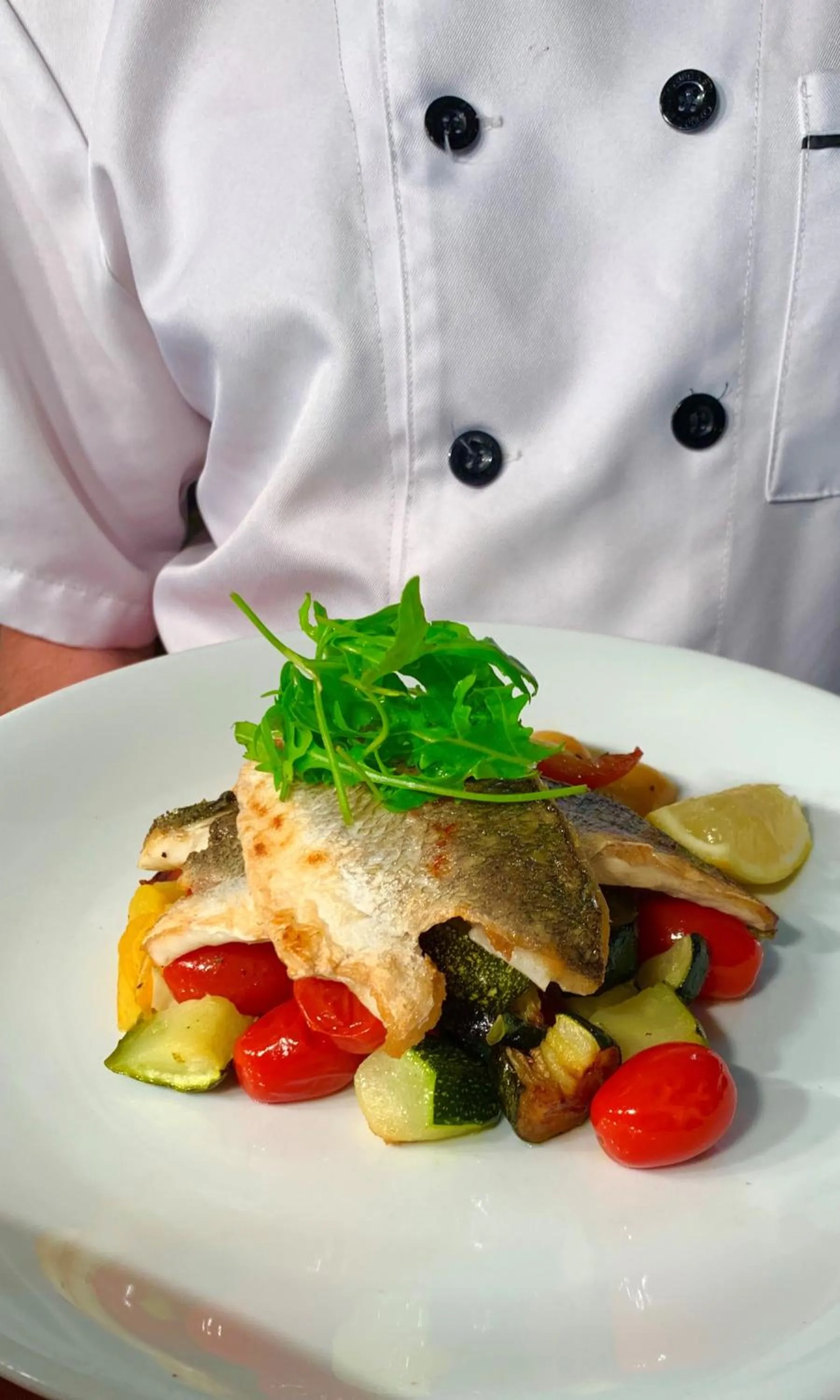 Food in Old Hall Hotel Hope