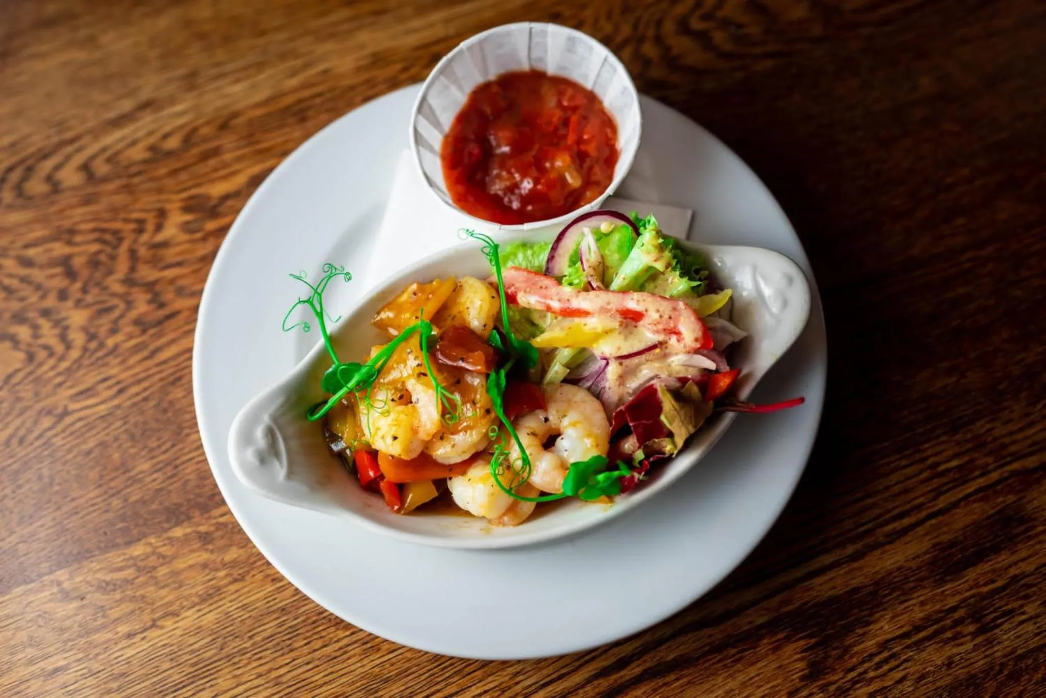 Food close-up in Old Hall Hotel Hope