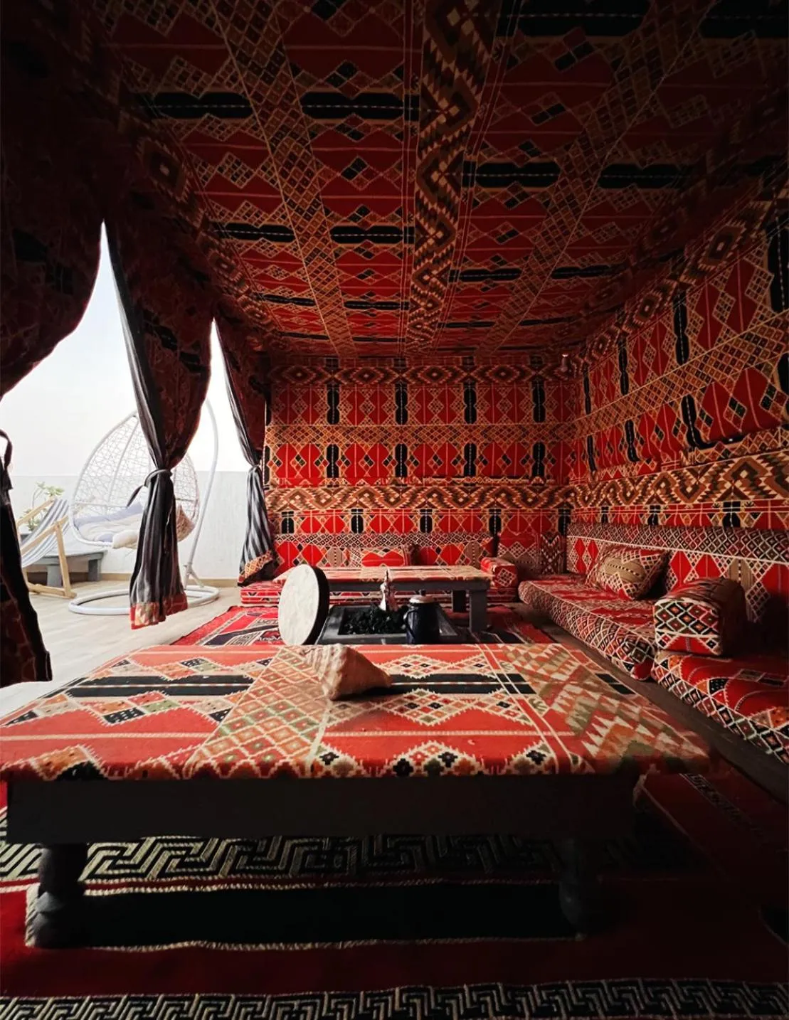 Seating area in Elite Residence Dahab