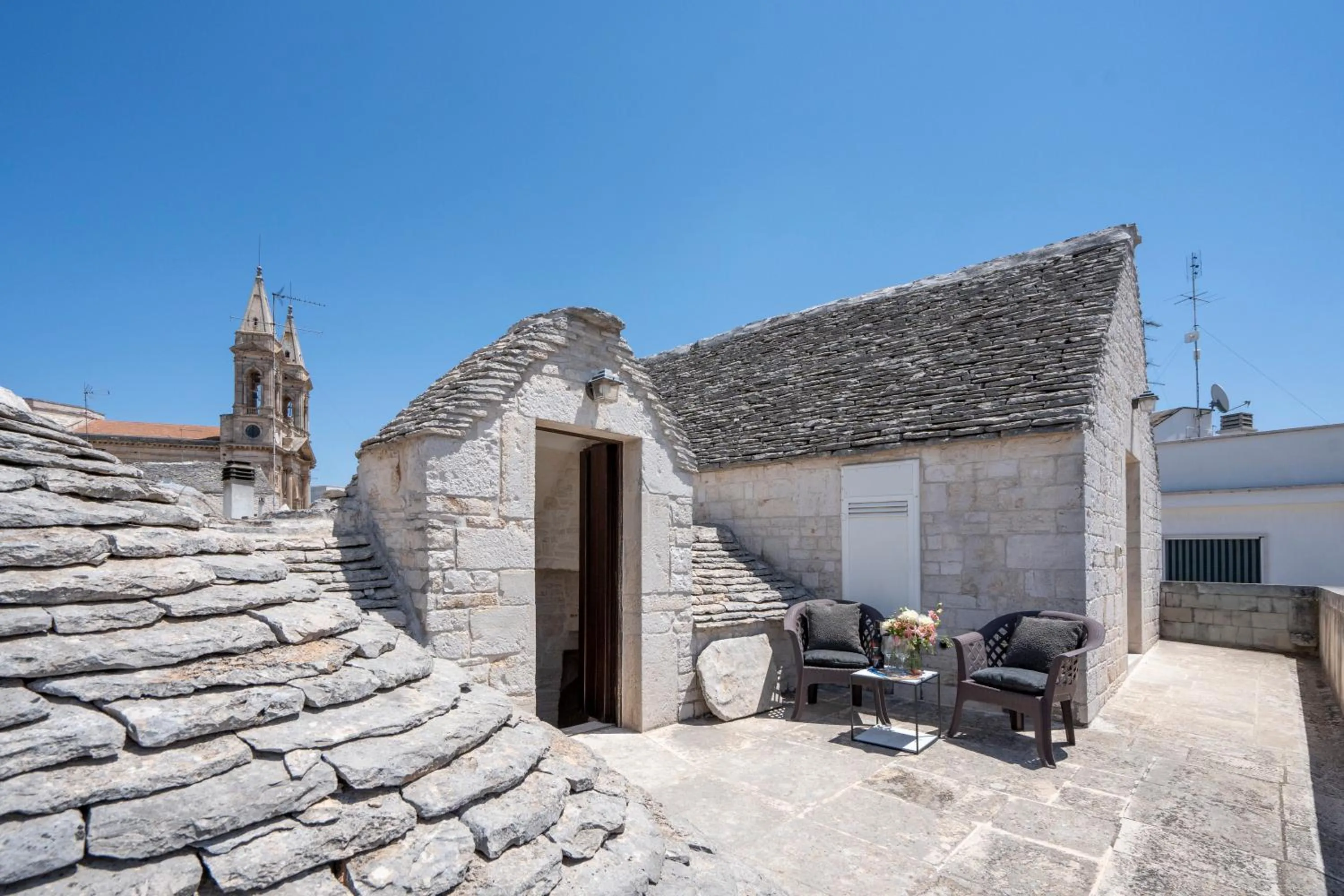 Patio in Trulli Contento - Rooms & Apartments