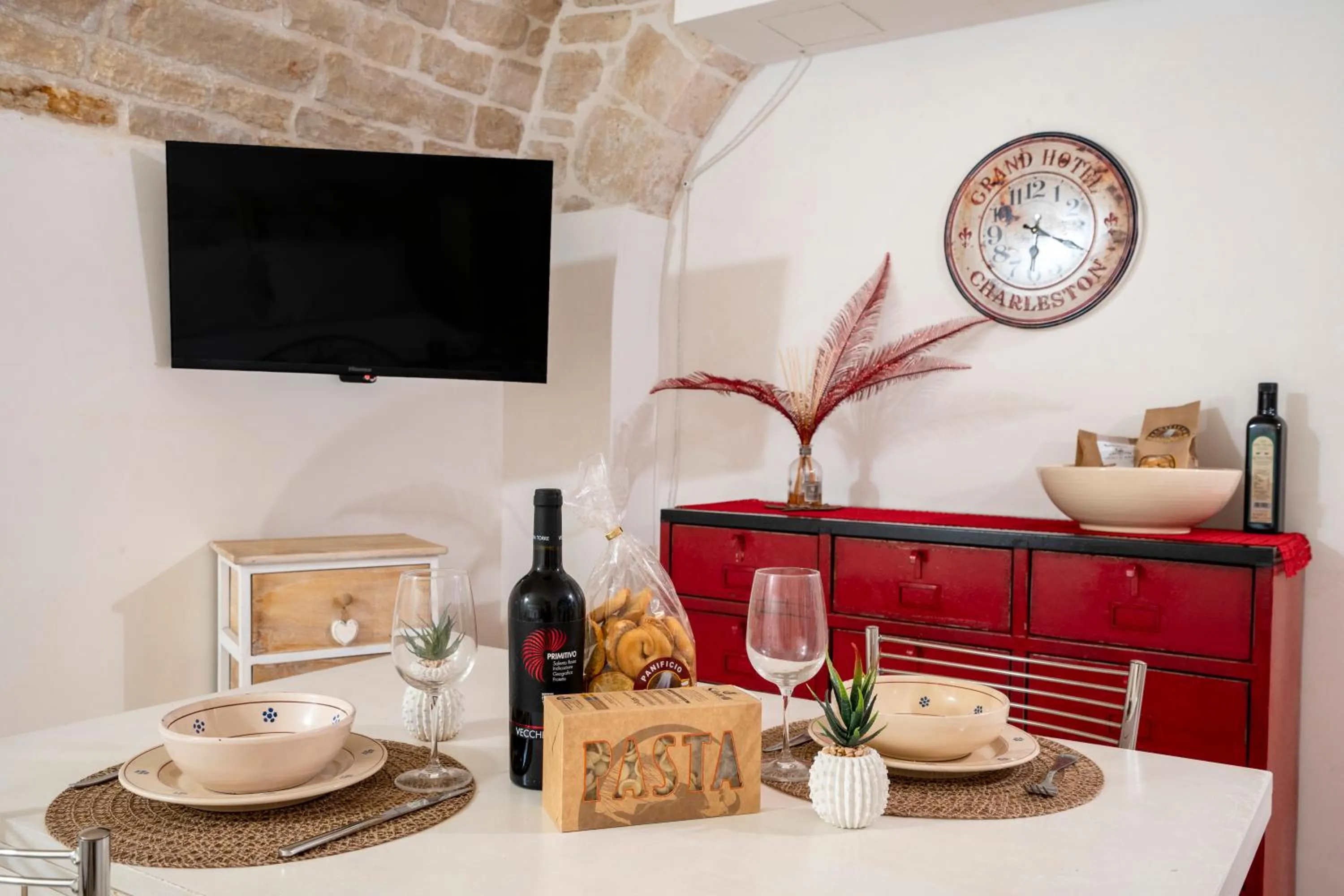 Kitchen or kitchenette in Trulli Contento - Rooms & Apartments