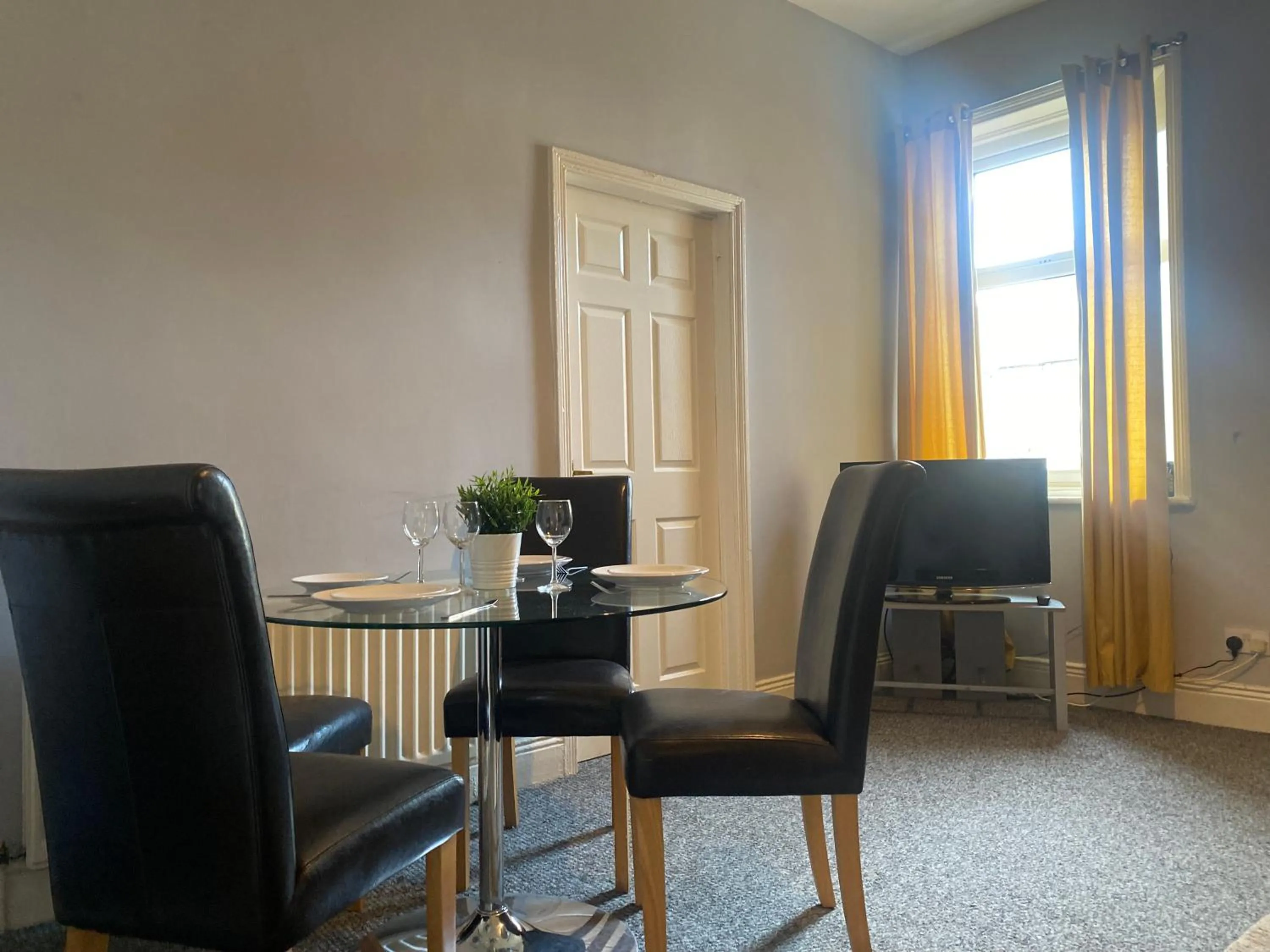 Living room in Alexander Apartments Saltwell Park