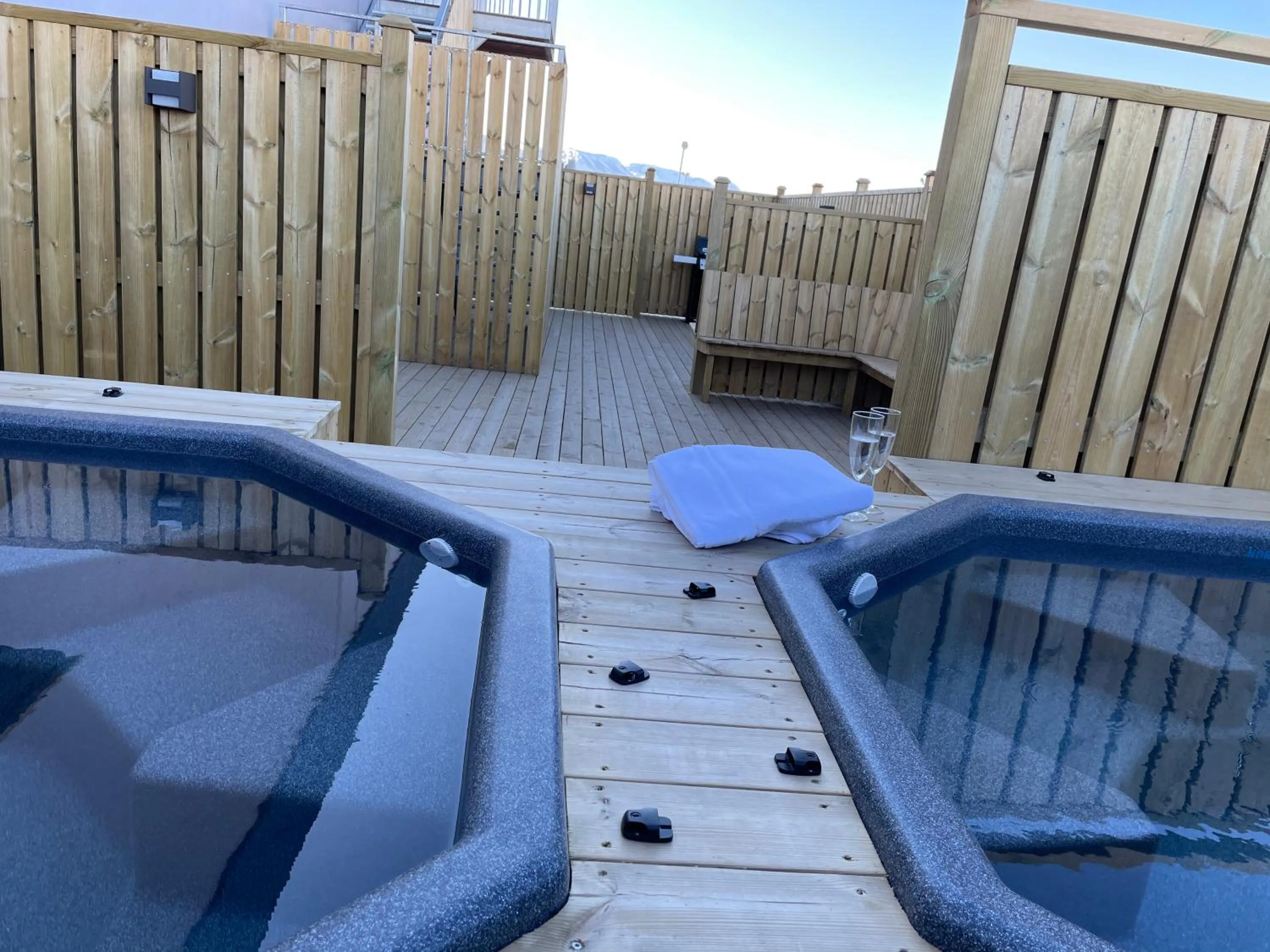 Patio in North Apartments Suites