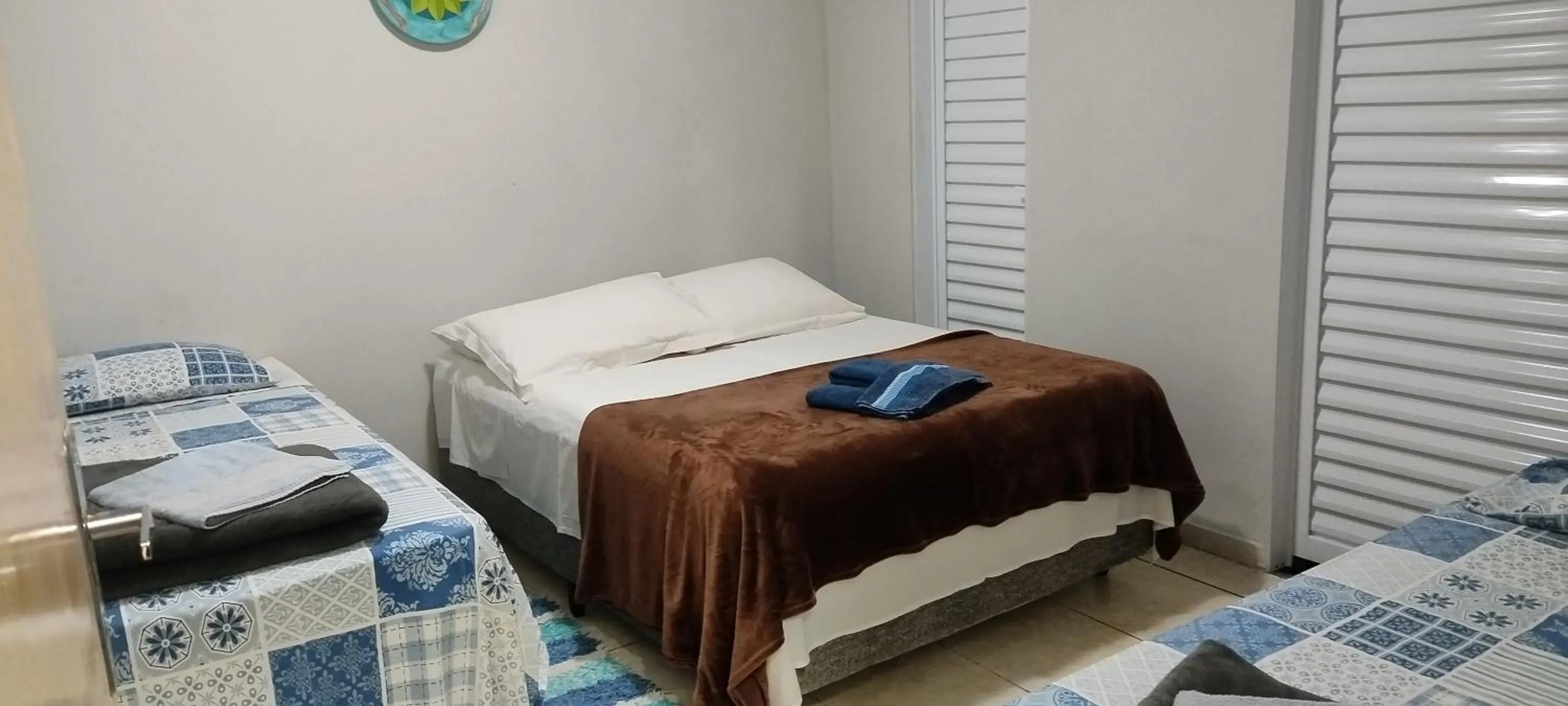 Bed in Pousada Canto dos Passaros