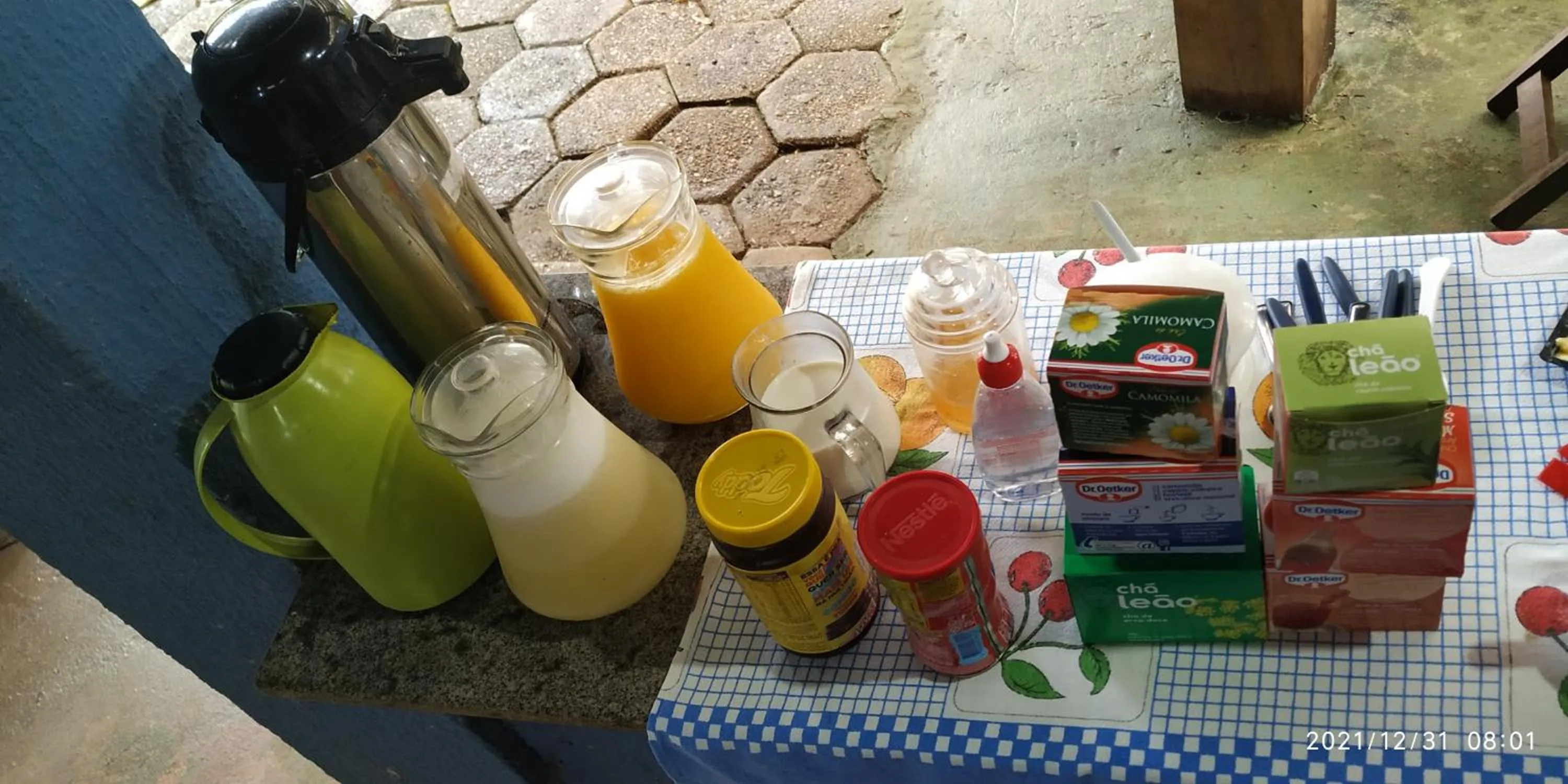 Breakfast in Pousada Canto dos Passaros