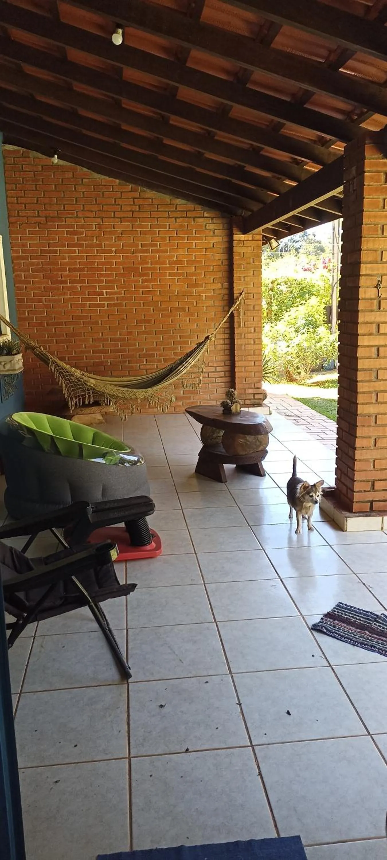 Balcony/Terrace in Pousada Canto dos Passaros
