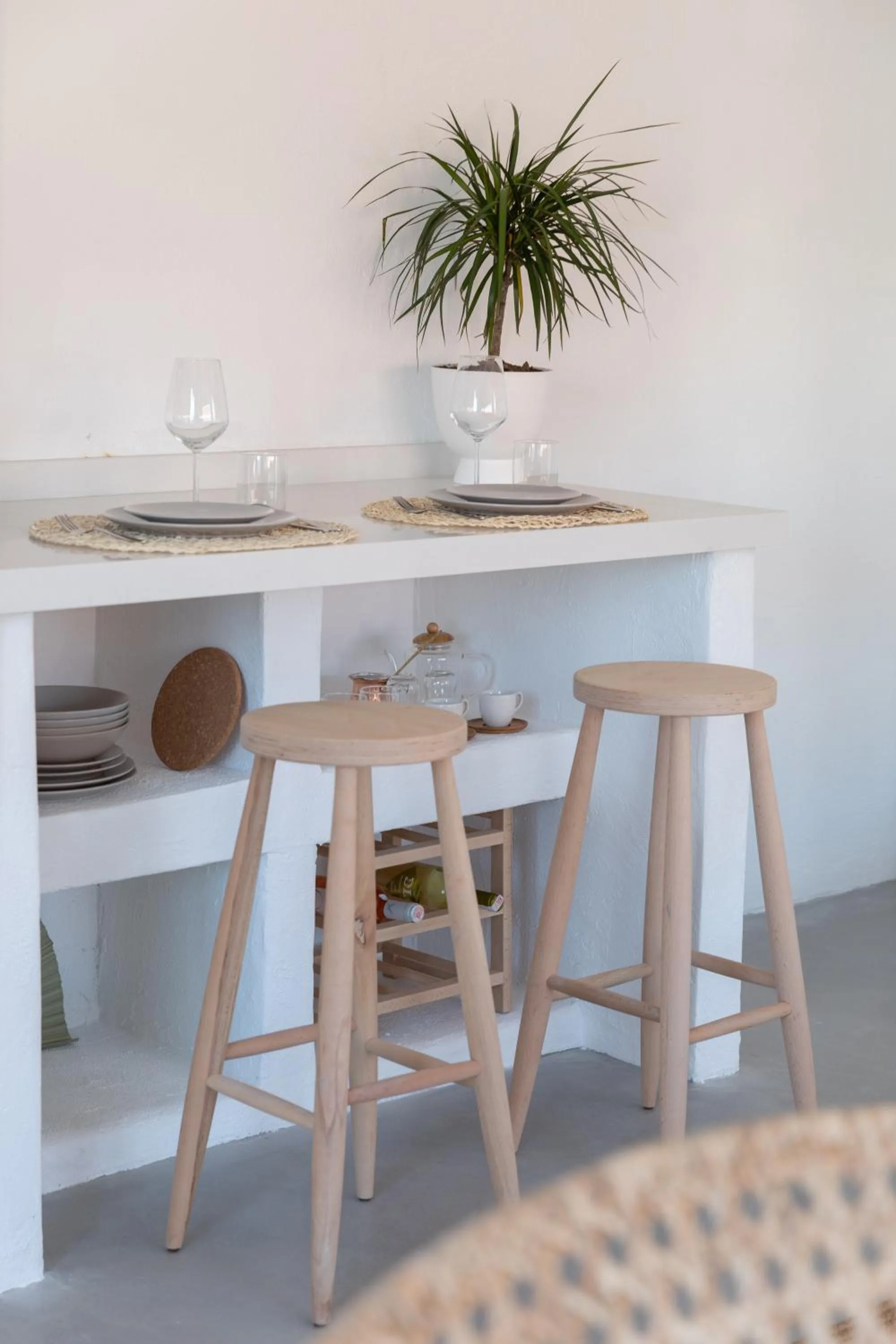 Dining area in L'olive homes