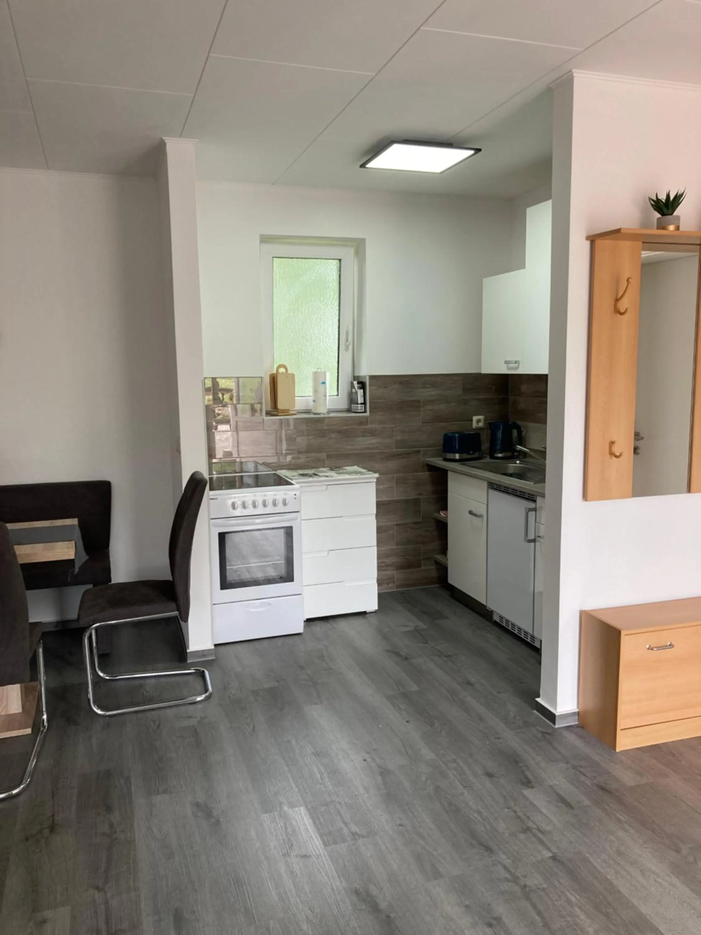Kitchen or kitchenette in Hotel Am Schlosspark
