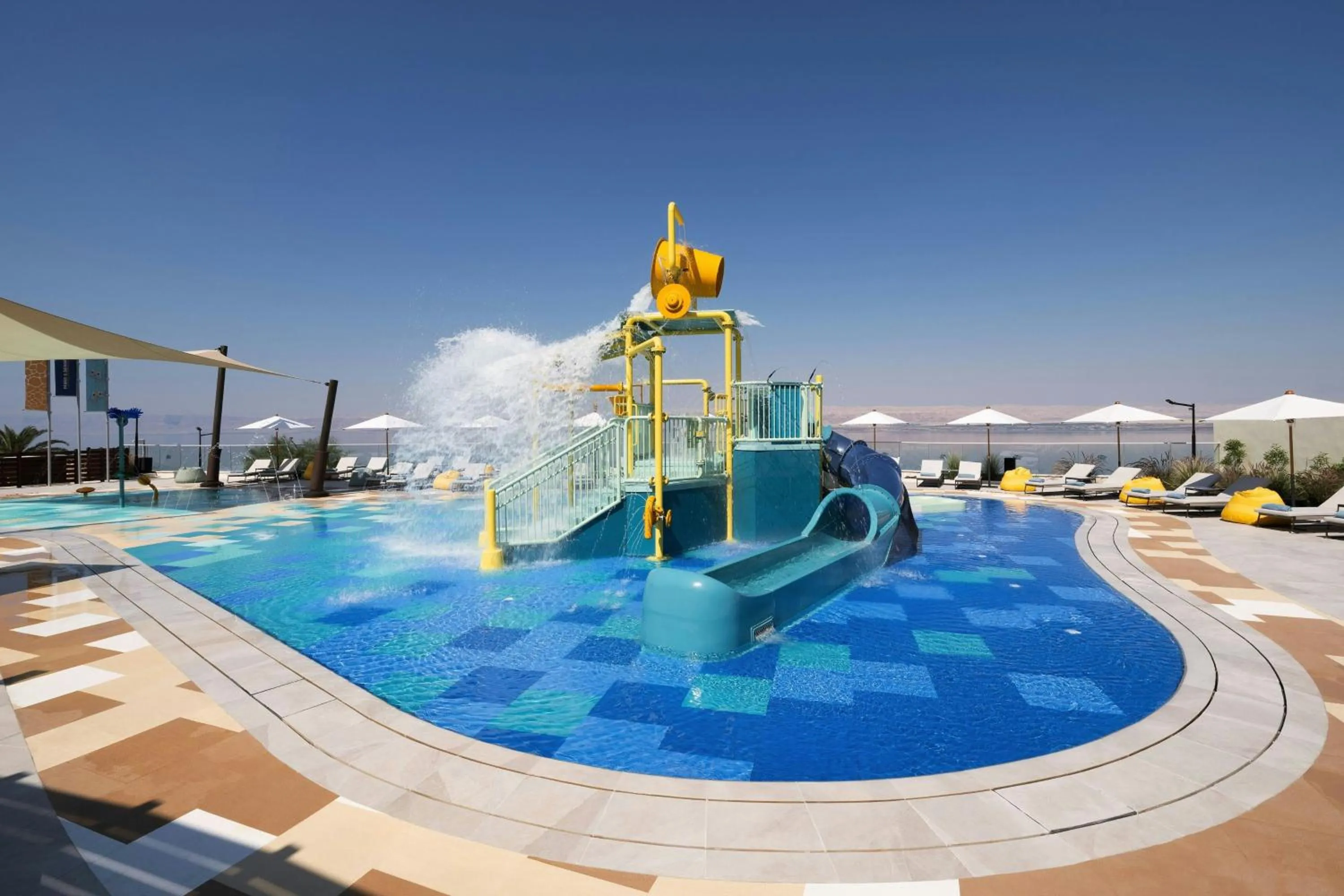Swimming pool in Dead Sea Marriott Resort & Spa