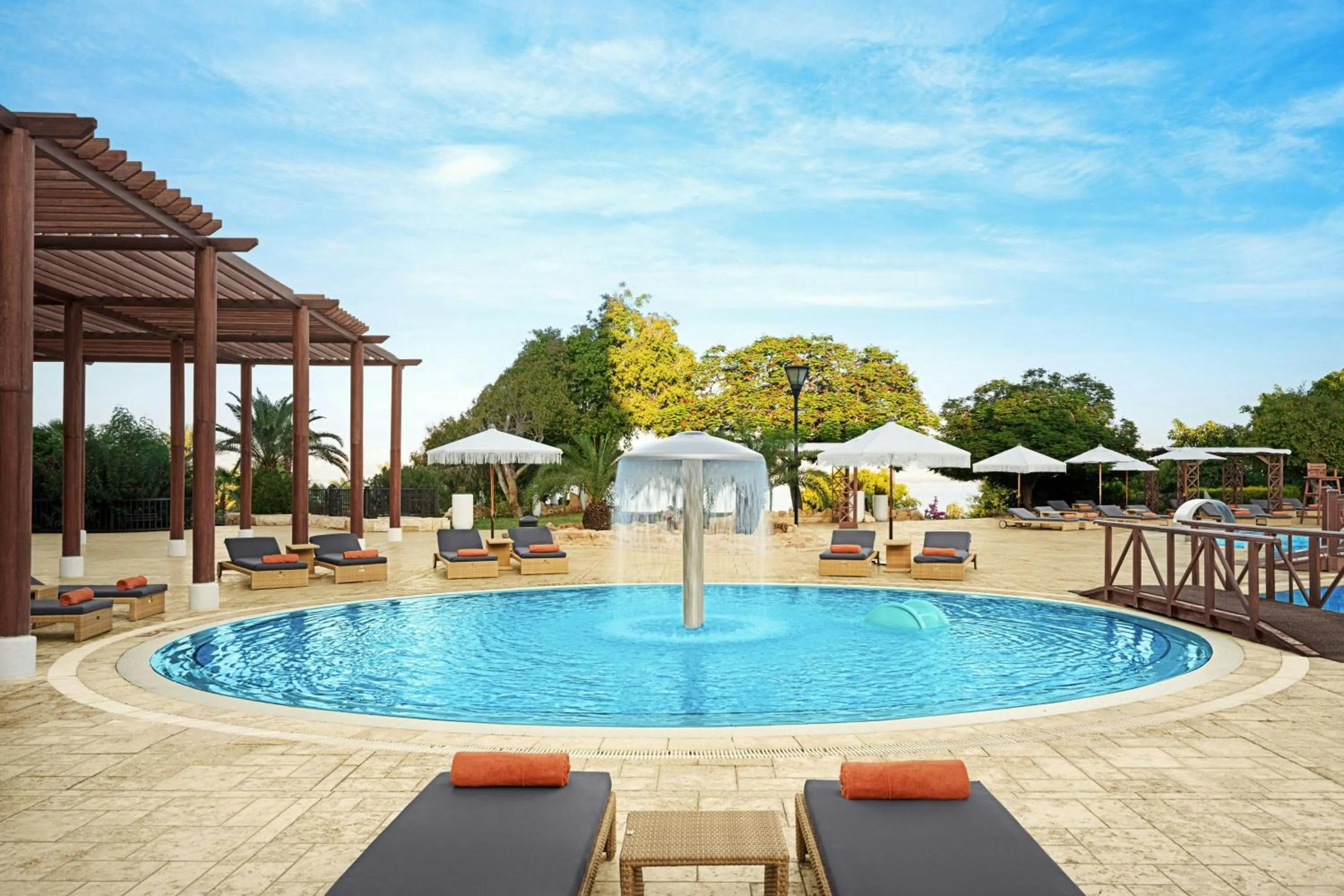 Swimming pool in Dead Sea Marriott Resort & Spa