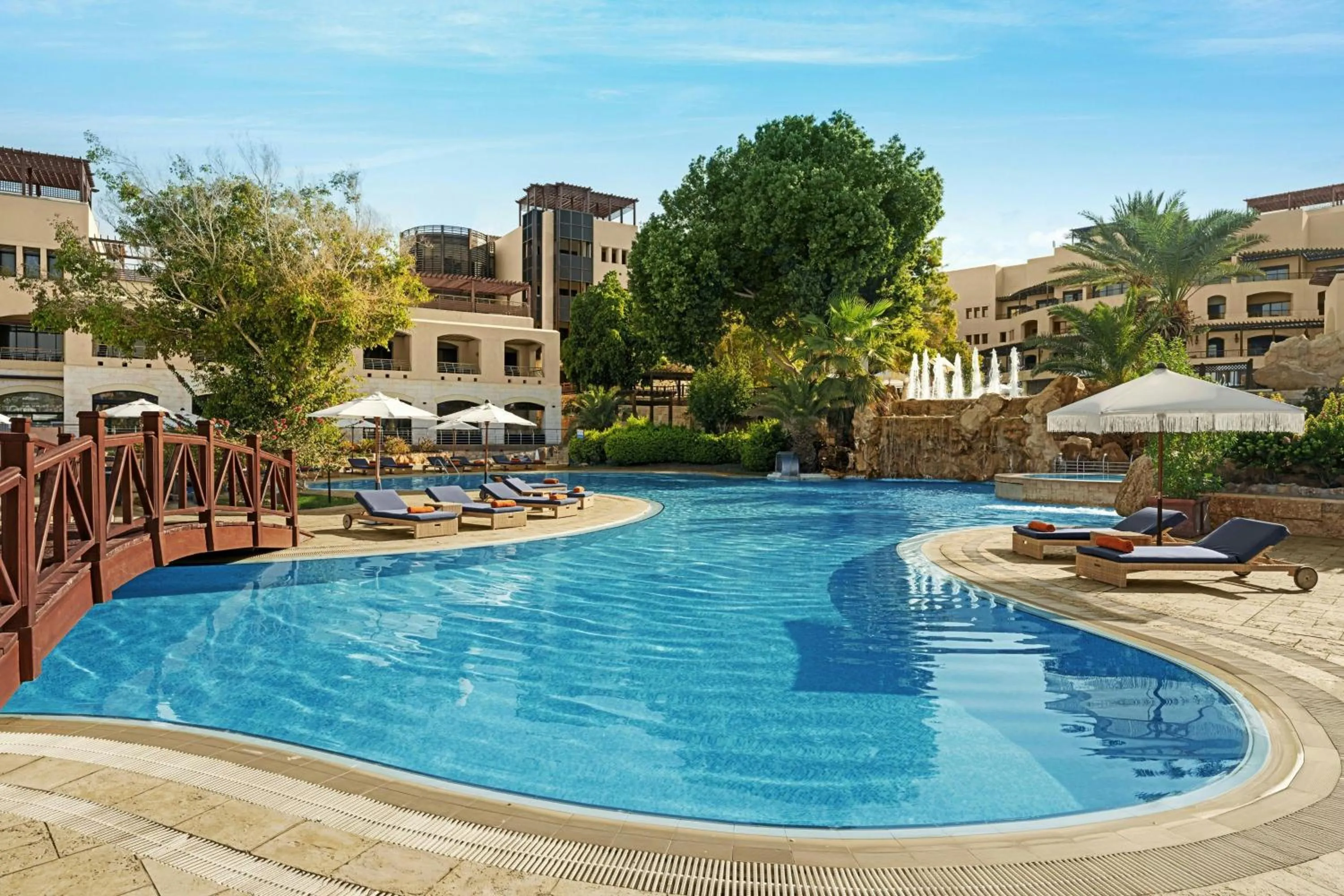 Swimming pool in Dead Sea Marriott Resort & Spa
