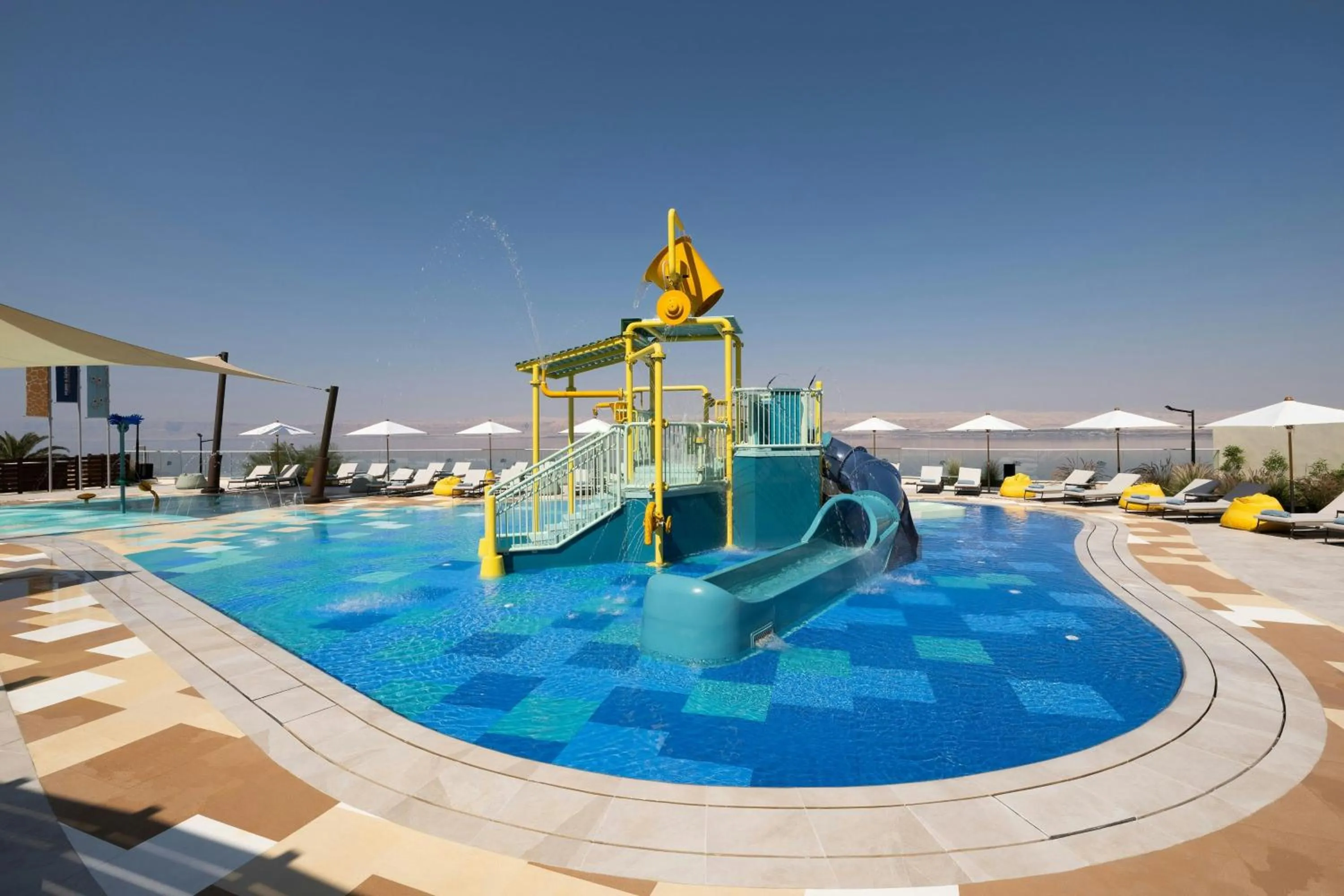 Swimming pool in Dead Sea Marriott Resort & Spa