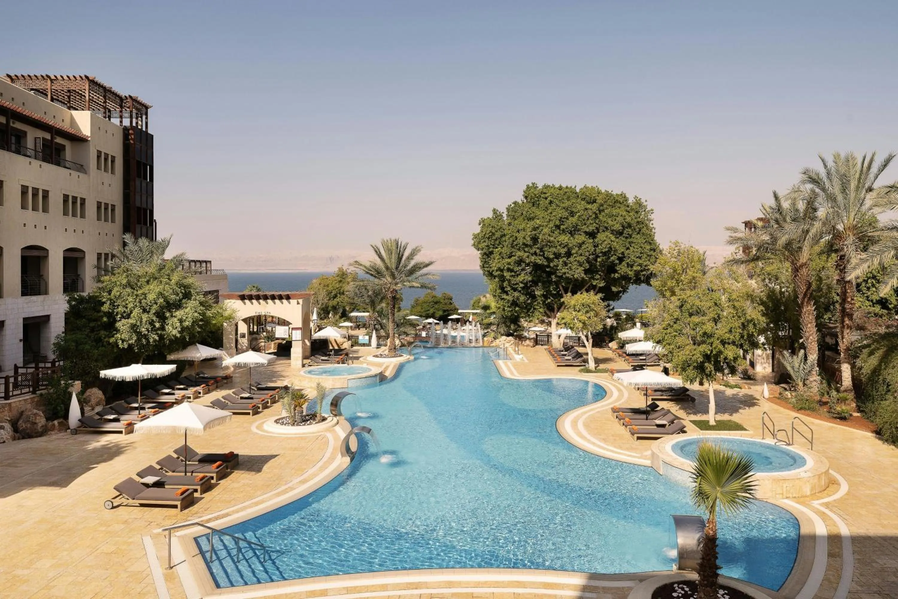 Swimming pool in Dead Sea Marriott Resort & Spa
